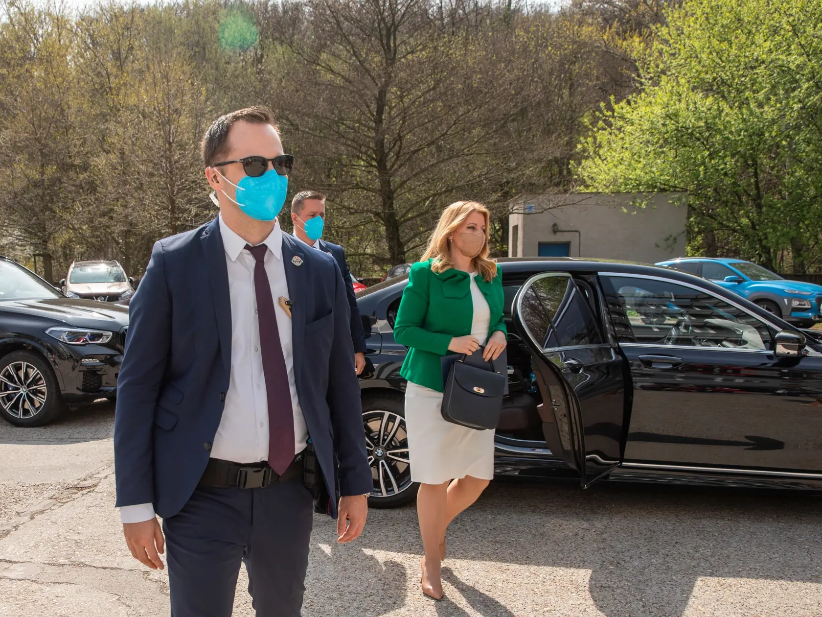 Na snímke je prezidentka Zuzana Čaputová ktorá vyjadrila podporu Biomedicínskemu centru SAV.