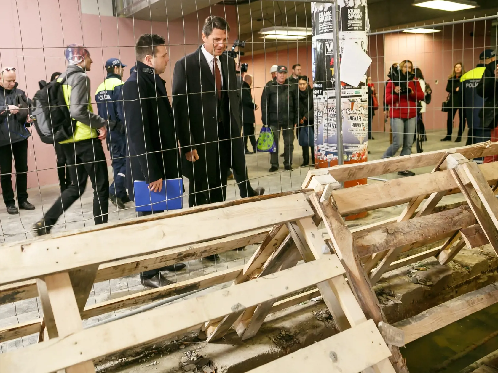 Práce sú v plnom prúde: RekonštrukciU podchodu na Trnavskom mýte by mali ukončiť v lete 2018.