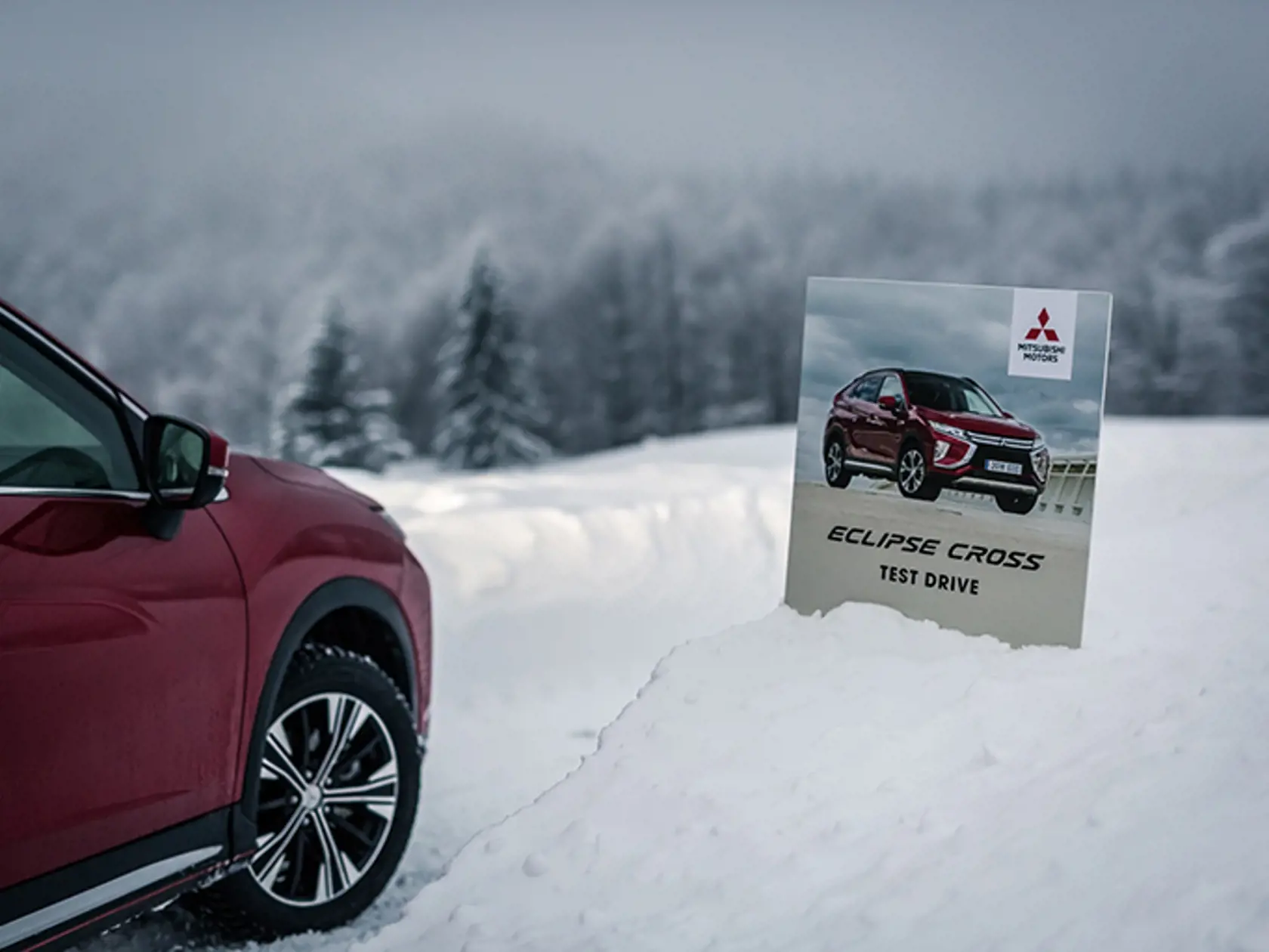 Nové Mitsubishi Eclipse Cross - testovanie pohonu 4x4