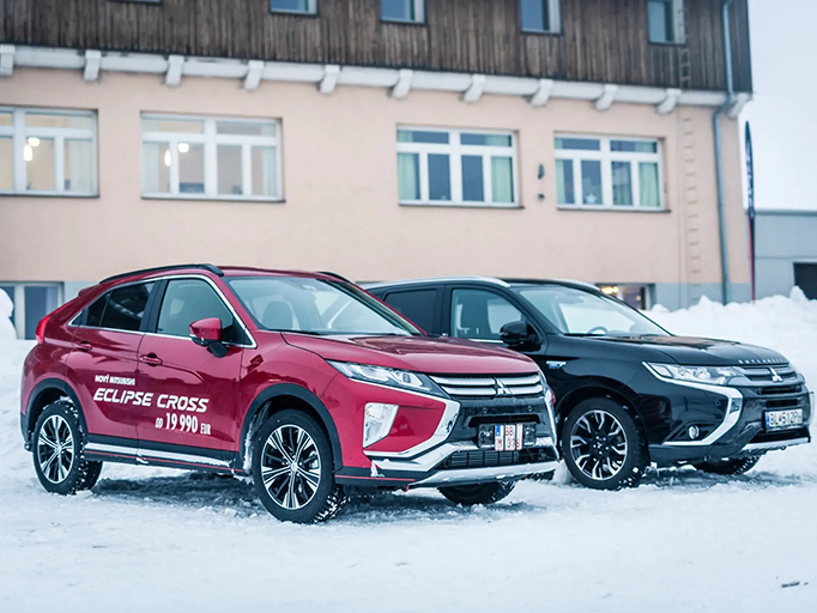 Nové Mitsubishi Eclipse Cross - testovanie pohonu 4x4