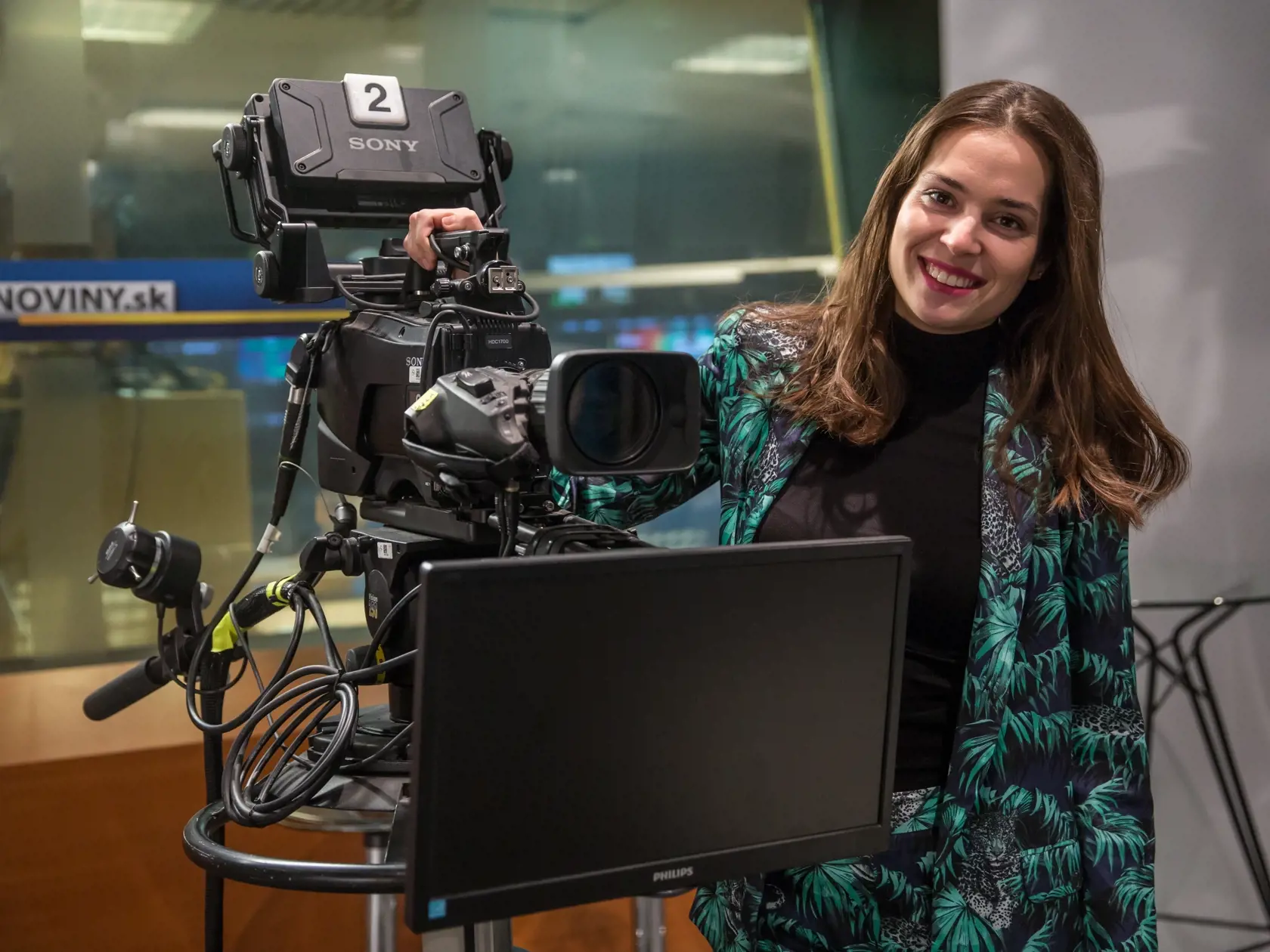Moderátorka správ v televízii Markíza Lucia Hlaváčková