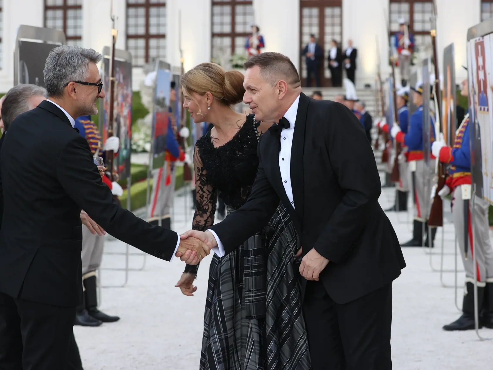 Slávnostná recepcia prezidenta SR Petra Pellegriniho na Bratislavskom hrade.