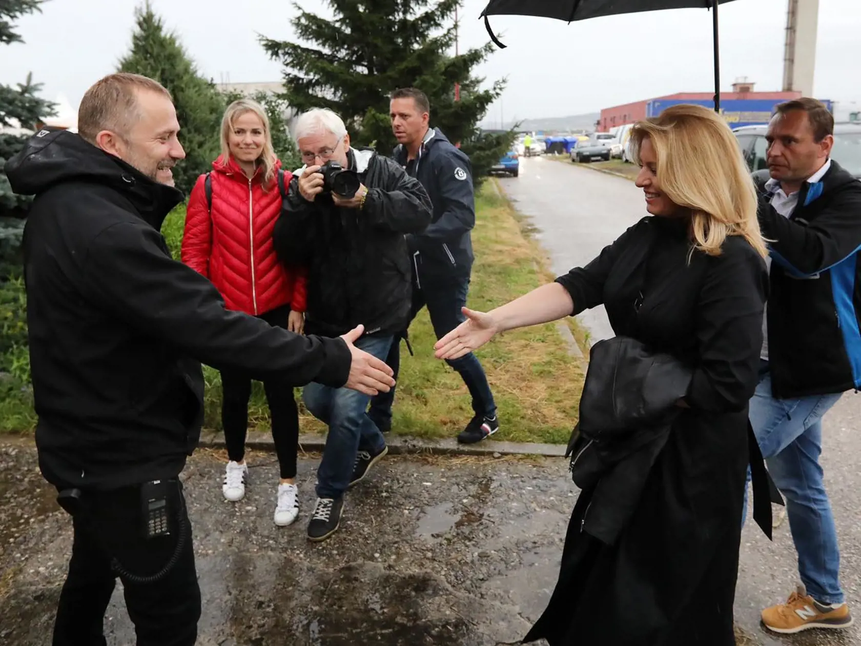 Príchod prezidentky Zuzany Čaputovej na Pohodu. Tentokrát na nej diváci nie sú...