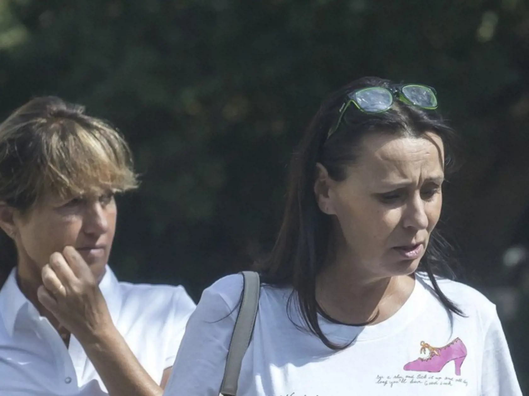 Utrápená Heidi Janků v spoločnosti dcéry Iva Pavlíka.