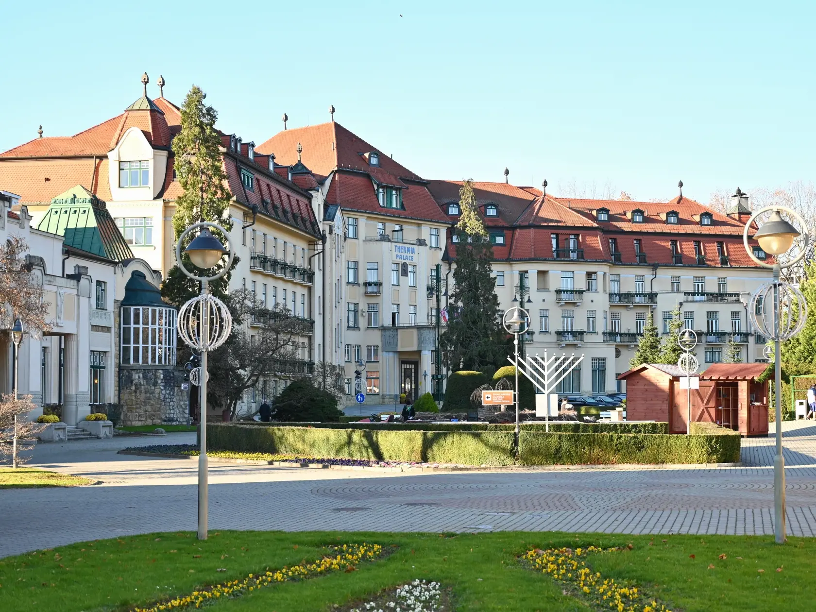 Na snímke Hotel Thermia Palace v Piešťanoch v utorok 23. novembra 2021. FOTO TASR - Lukáš Grinaj