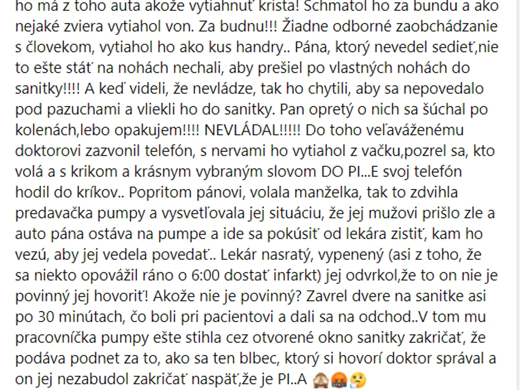 Hororovú situáciu opísala dcéra pumpárky, ktorá všetko videla na vlastné oči.