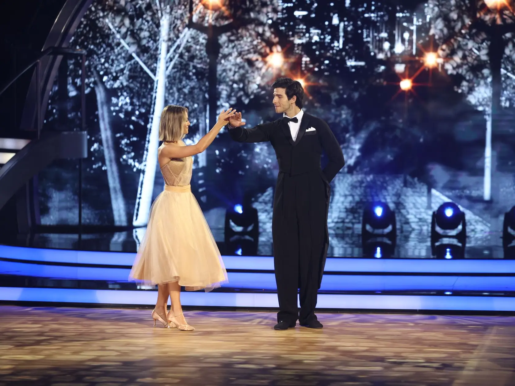 Finálové kolo Let's Dance. Na snímke Kristián Baran a Dominika Rošková.