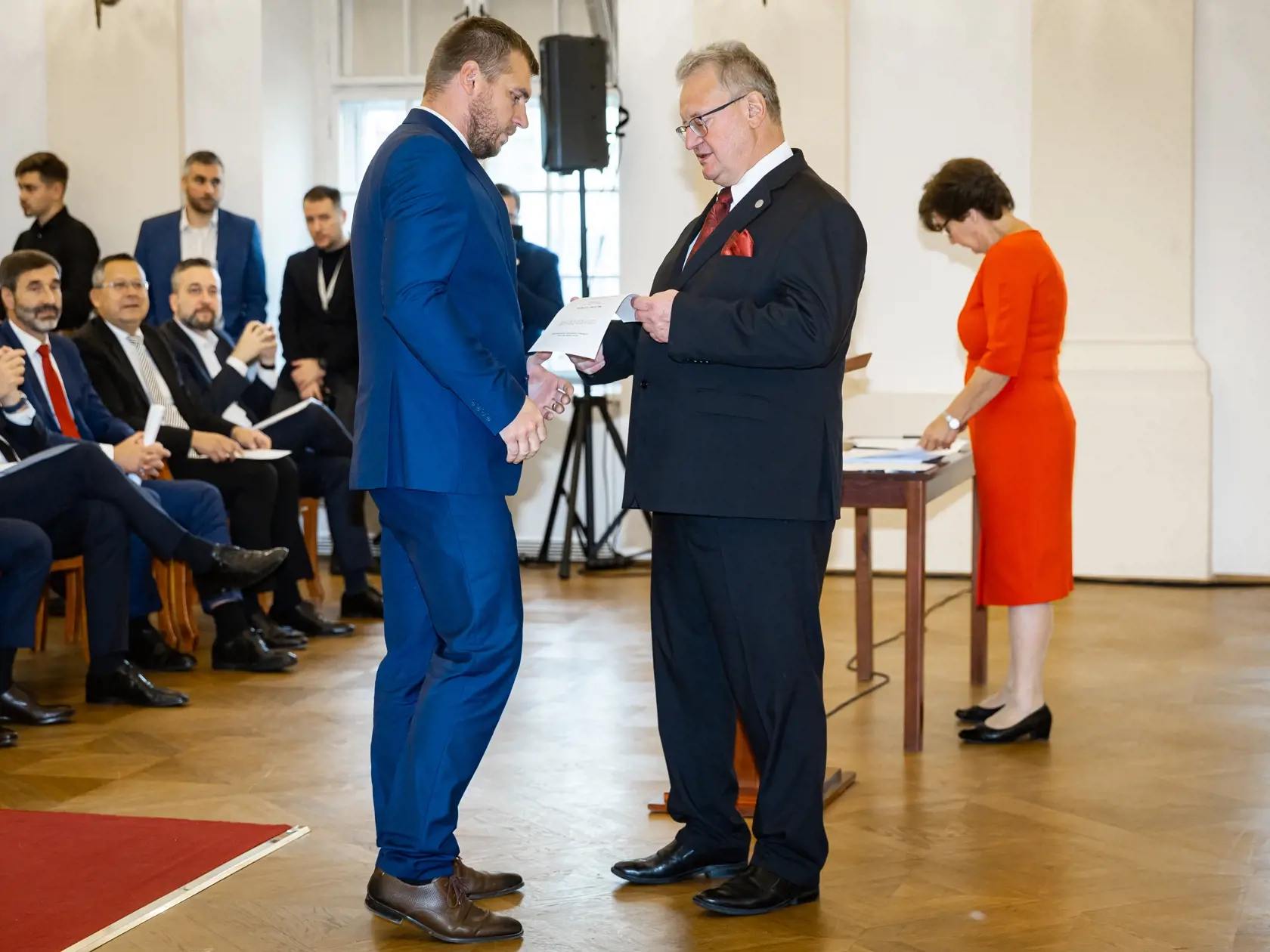 Slávnostné odovzdávanie osvedčení poslancom Národnej rady SR v Bratislave. Na snímke Filip Kuffa.