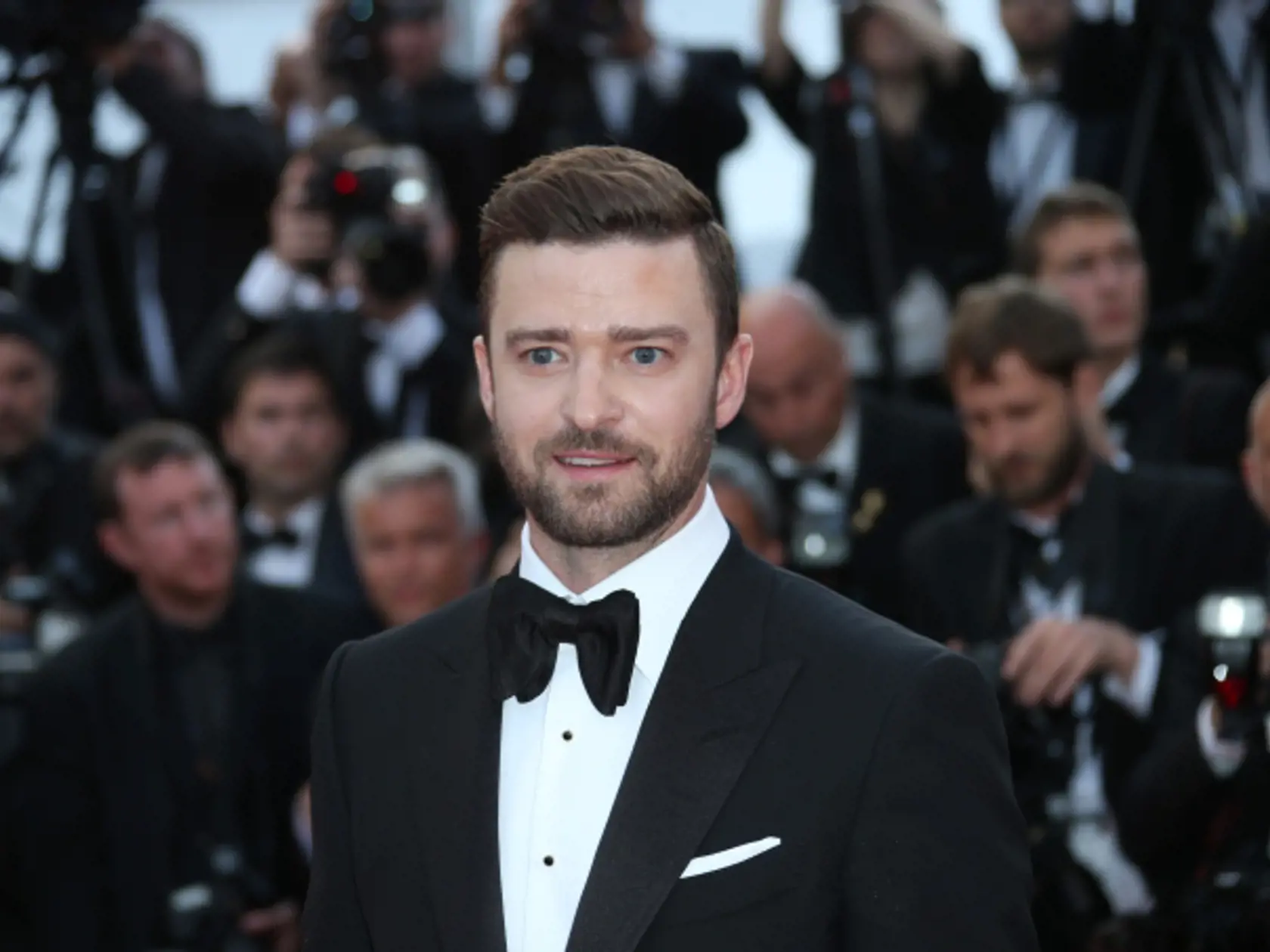 Actor Justin Timberlake arrives on the red carpet for the screening of the film Cafe Society and the Opening Ceremony at the 69th international film festival, Cannes, southern France, Wednesday, May 11, 2016. (AP Photo/Joel Ryan)