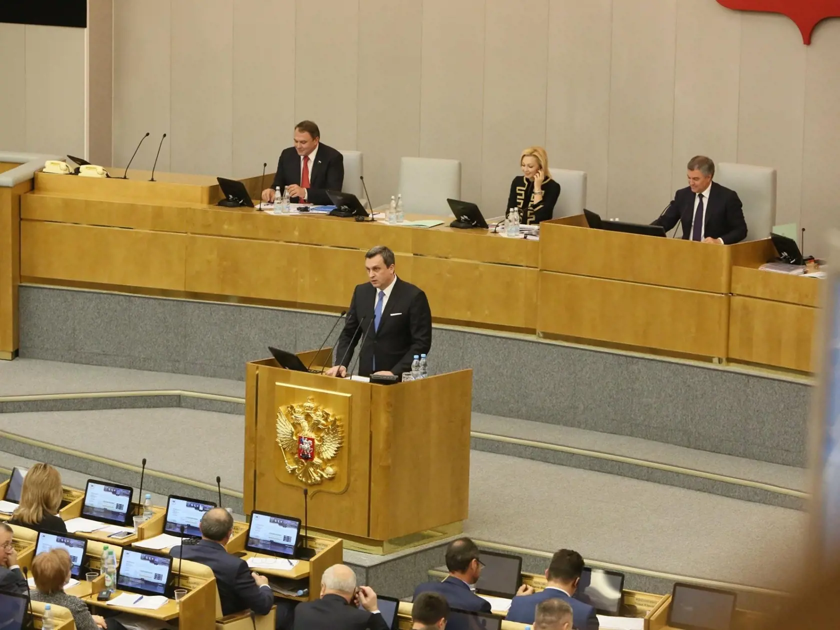 Andrej Danko už rečnil v ruskej dume v roku 2017.