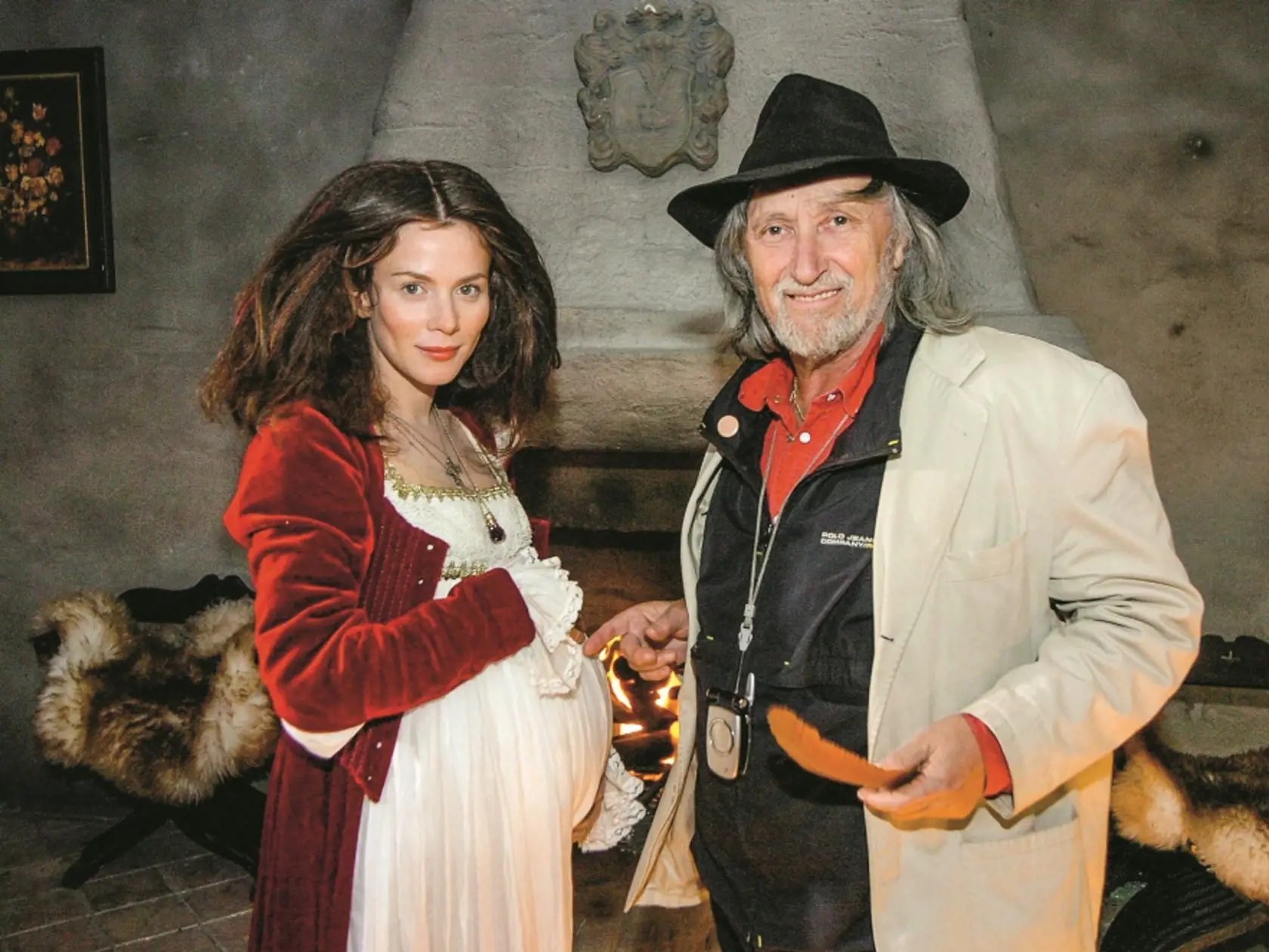 Anna Friel-Báthory-Juraj Jakubisko - herečka, Anglie, režisér Slovensko, Image: 157552285, License: Rights-managed, Restrictions: Při použití tohoto snímku povinnost uvést kredit ve formě: Jiří Hadač / CNC / Profimedia, Model Release: no, Credit line: Profimedia, CNC - společnost