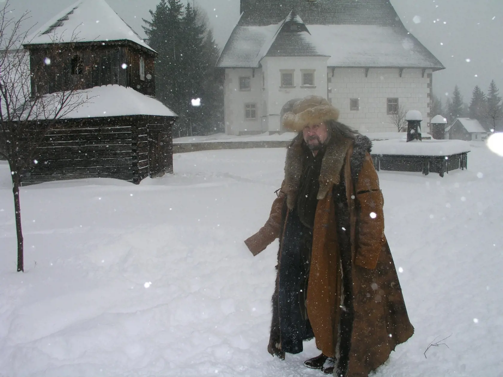 Počas natáčania filmu Bathory Andy Hryc kypel dobrou náladou.
