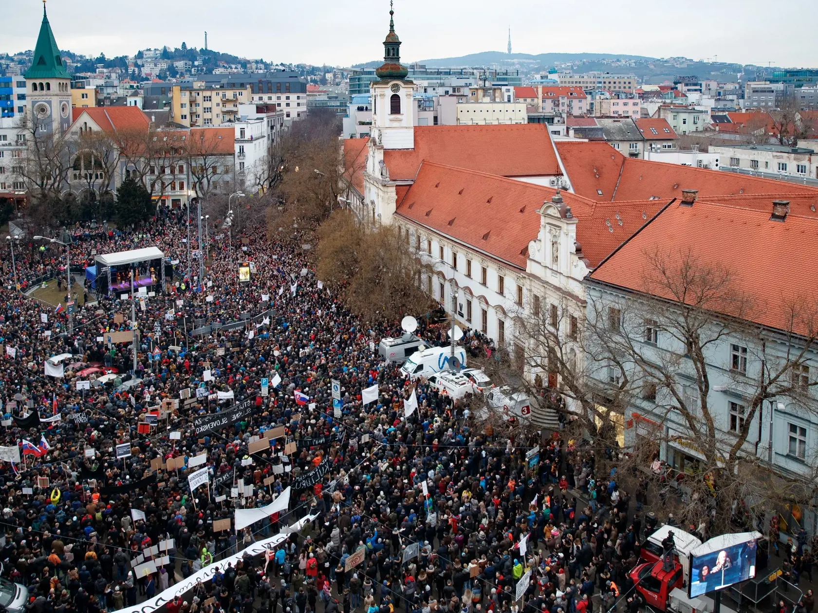 Hlas ulice: Z funkcie policajného prezidenta Tibor Gašpar odišiel po tom, ako neutíchali protesty po vražde novinára Jána Kuciaka a jeho snúbenice Martiny Kušnírovej.