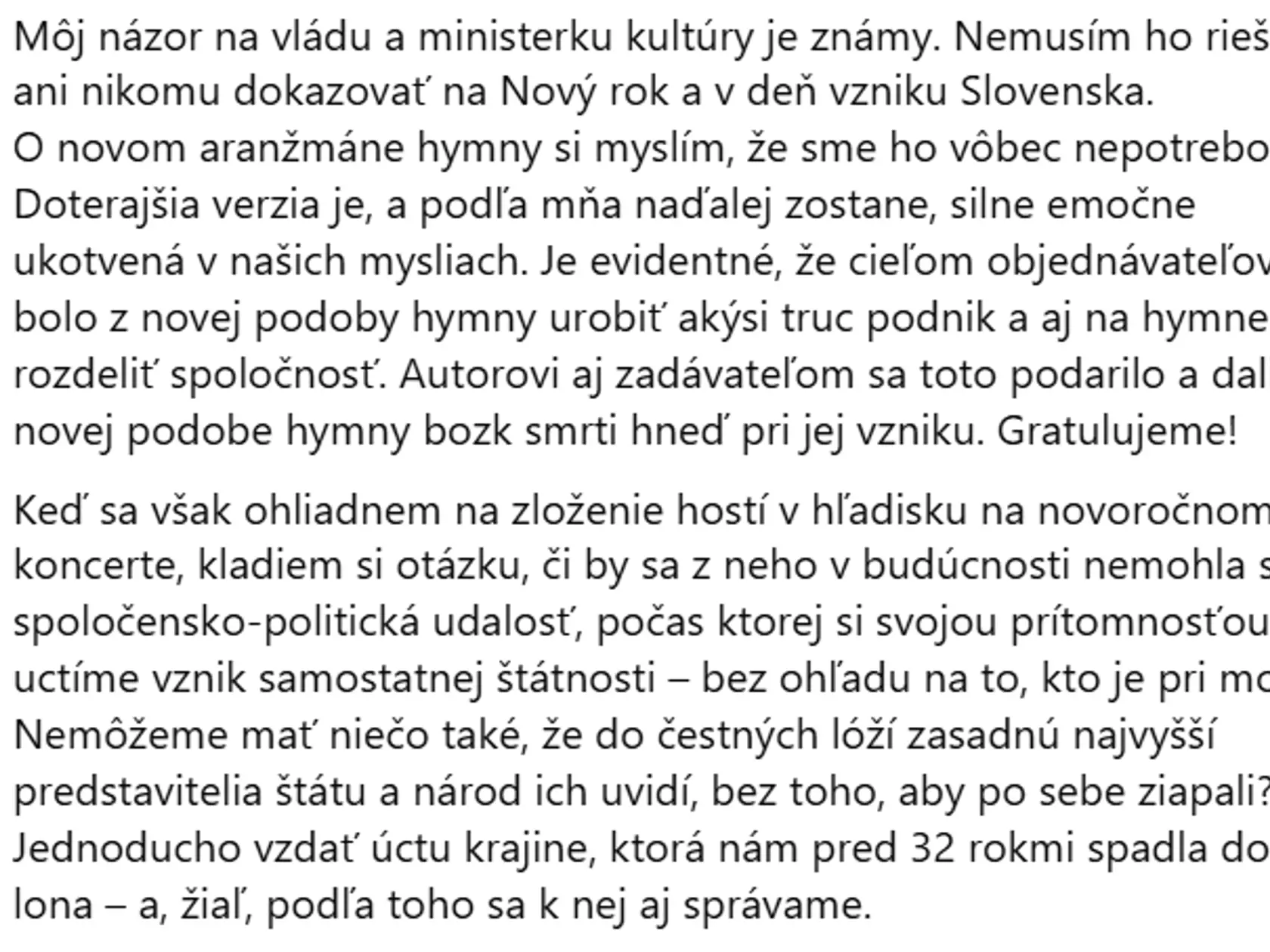 Ivan Korčok si na koncert vyšiel aj s manželkou. Od ľudí si za to vyslúžil spŕšku kritiky a hejtu.