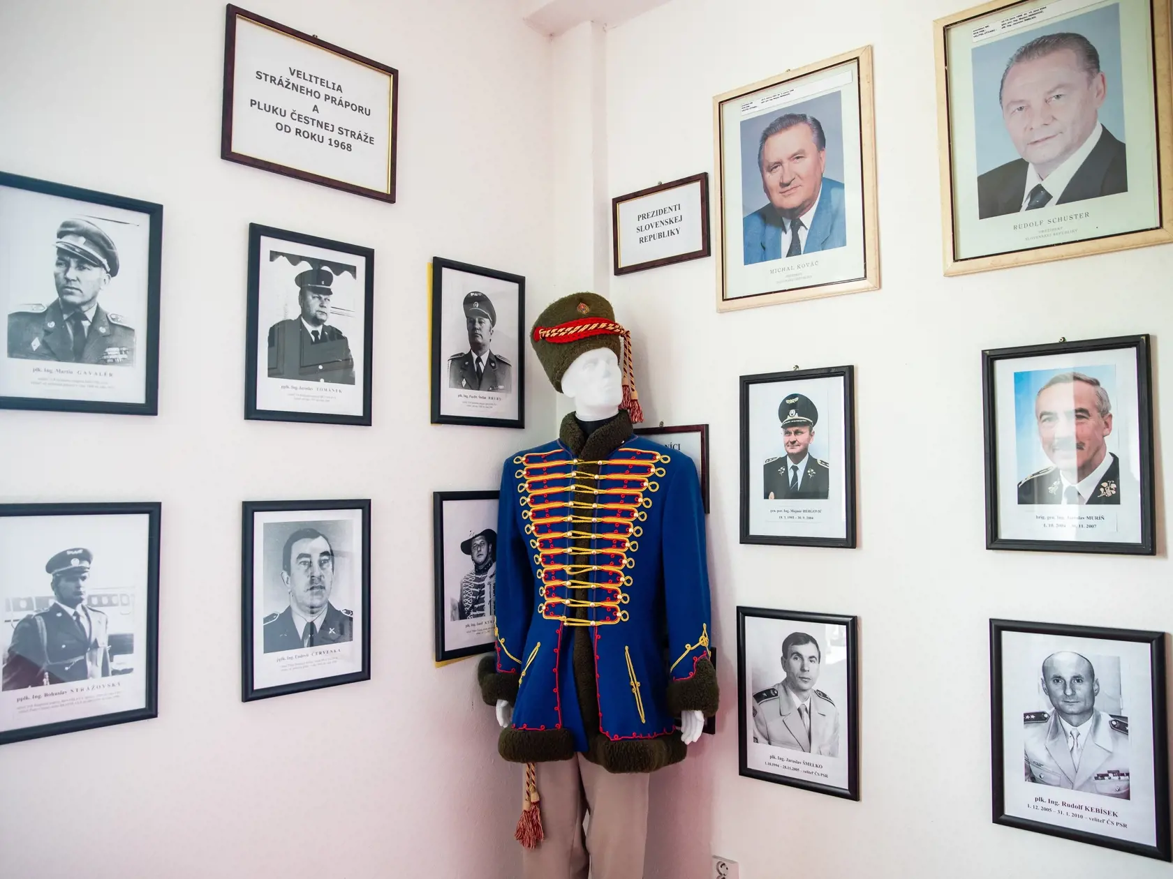 Čestná stráž prezidenta Slovenskej republiky.