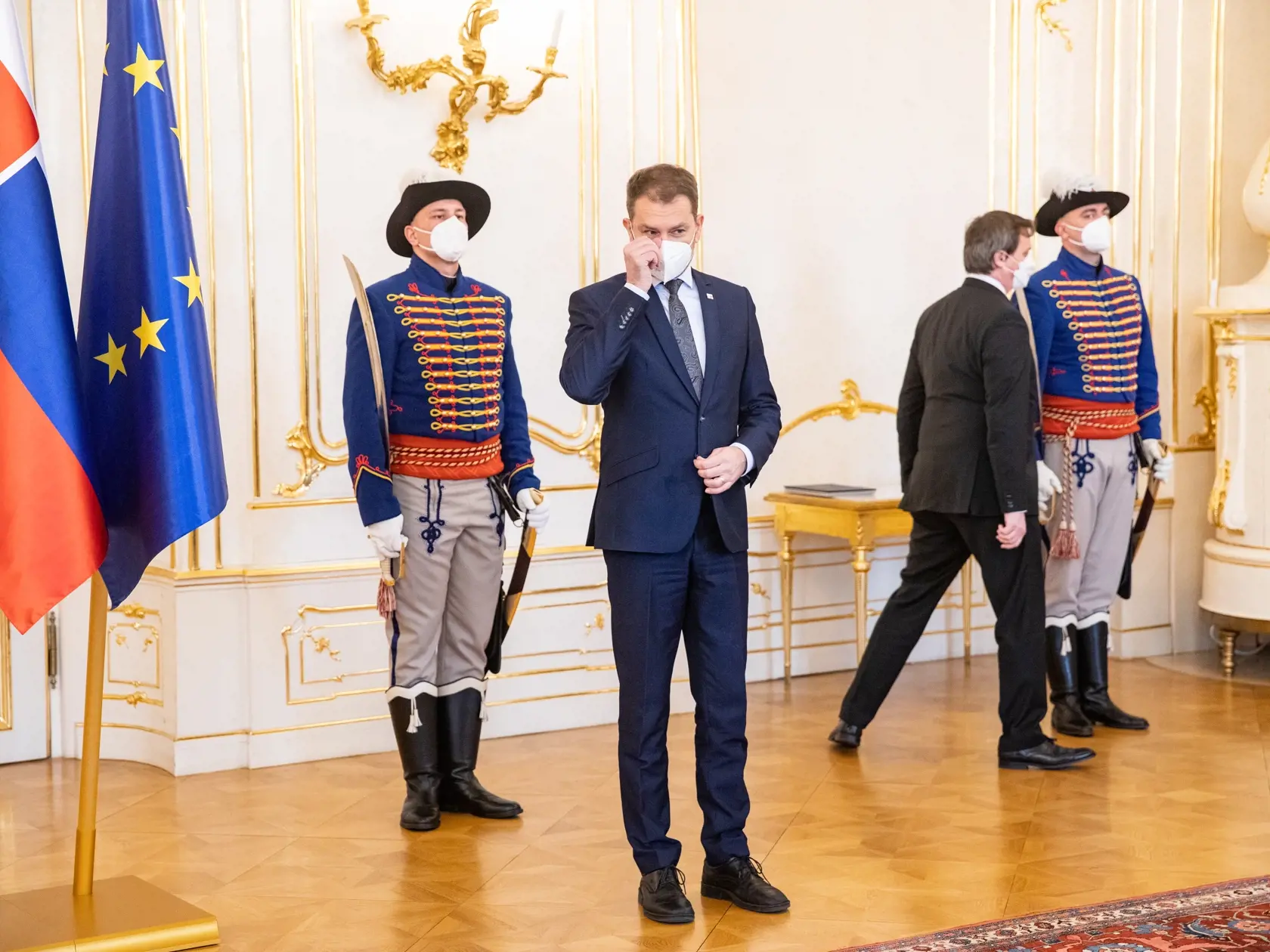 Igor Matovič na návšteve v prezidentskom paláci