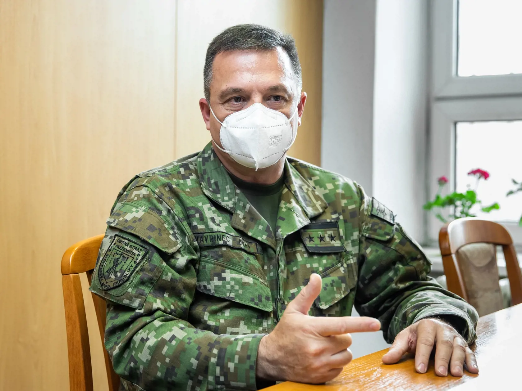 Plukovník Branislav Vavrinec.
