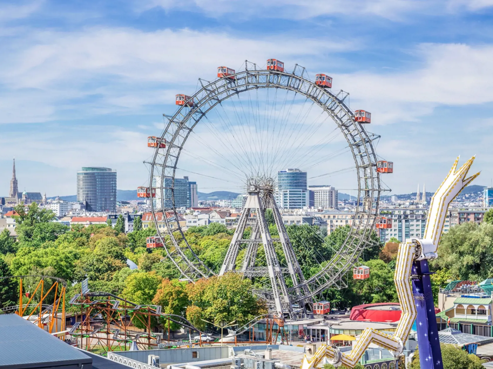 Prater je skvelá atrakcia najmä pre tých, čo majú radi adrenalín.