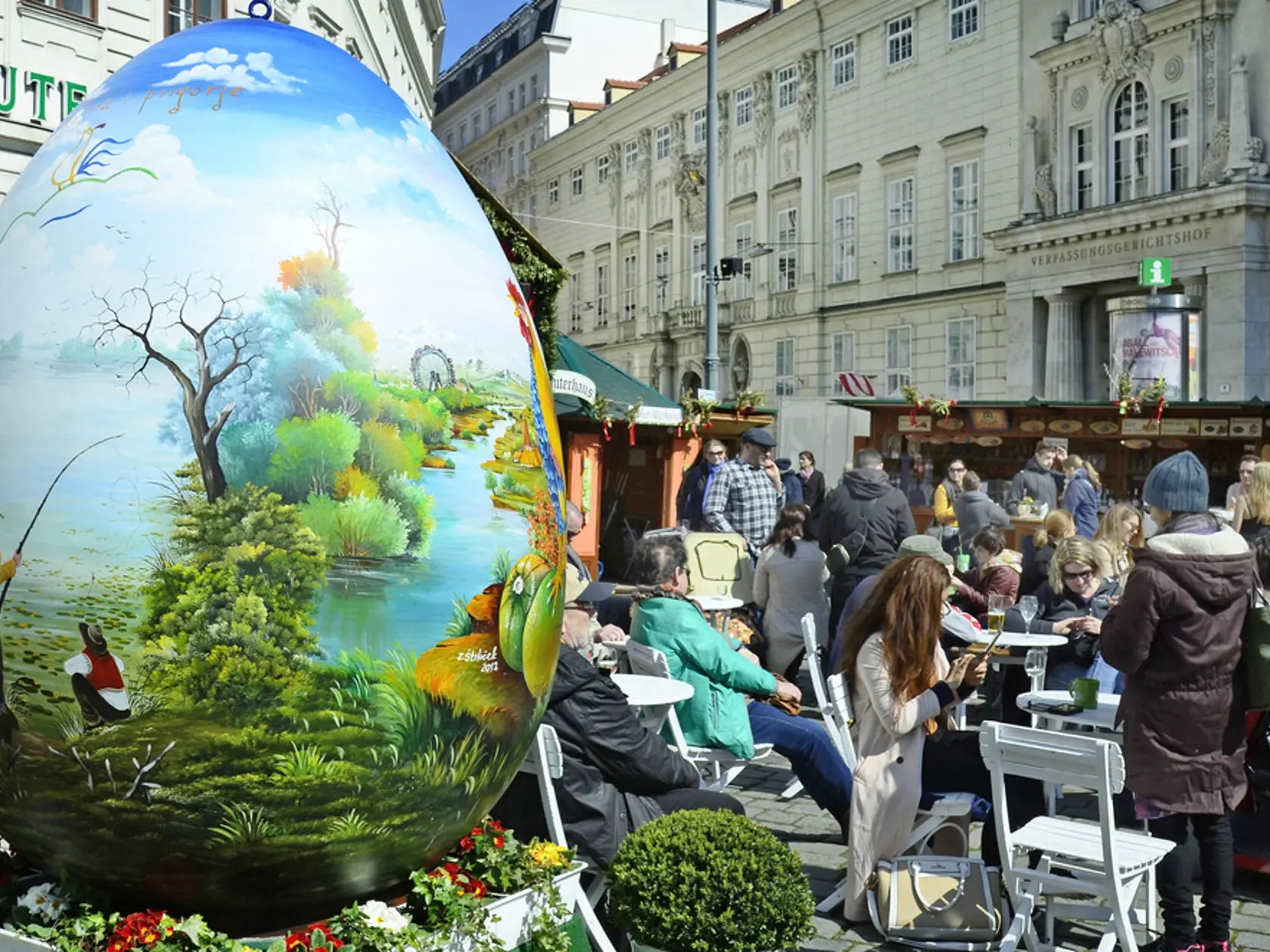Staroviedenské veľkonočné trhy na Freyungu. Skvelá atrakcia pre malých aj veľkých.
