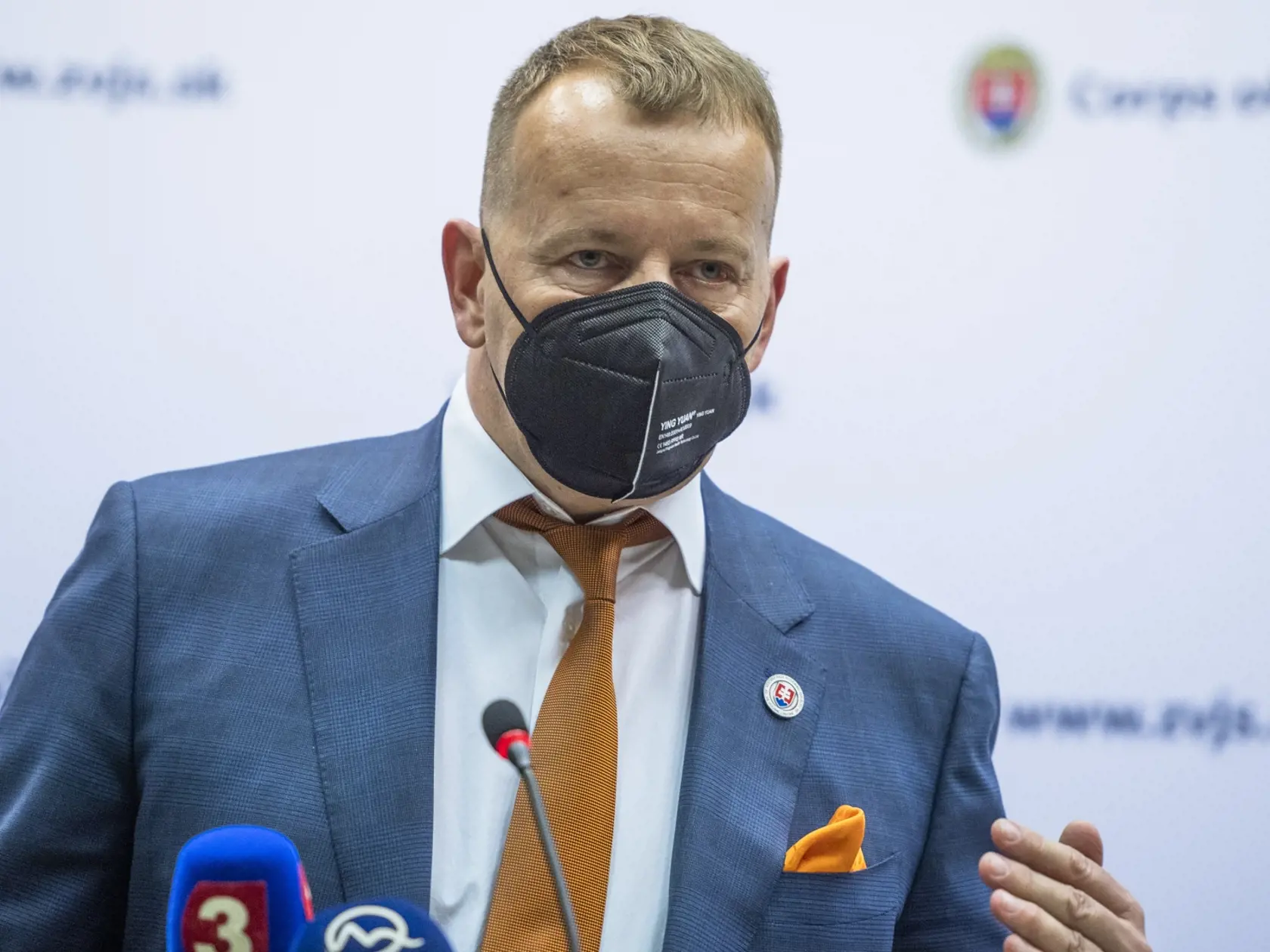 Na snímke je predseda NR SR Boris Kollár (Sme rodina) počas tlačovej konferencie po návšteve Ústavu na výkon väzby a ústavu na výkon trestu odňatia slobody v Bratislave.