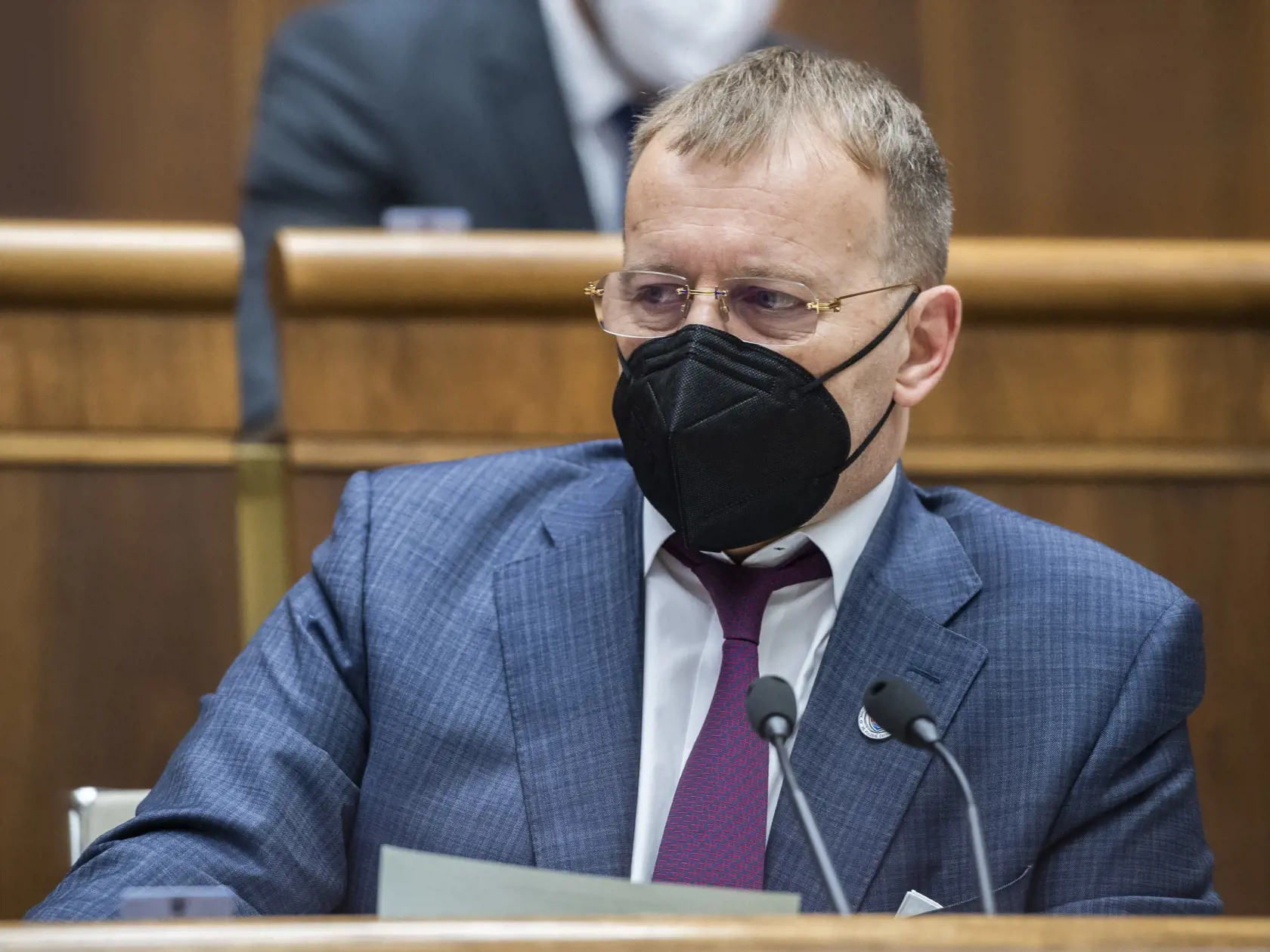 Na snímke je predseda NR SR Boris Kollár (Sme rodina).