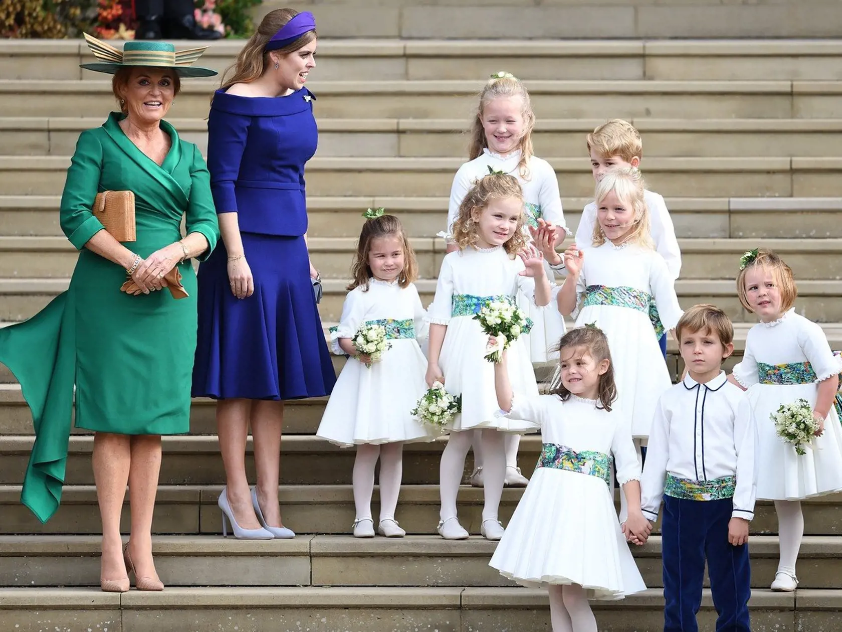 Aj Beatrice pôvodne chcela mať veľkú svadbu s družičkami ako jej sestra Eugenie.