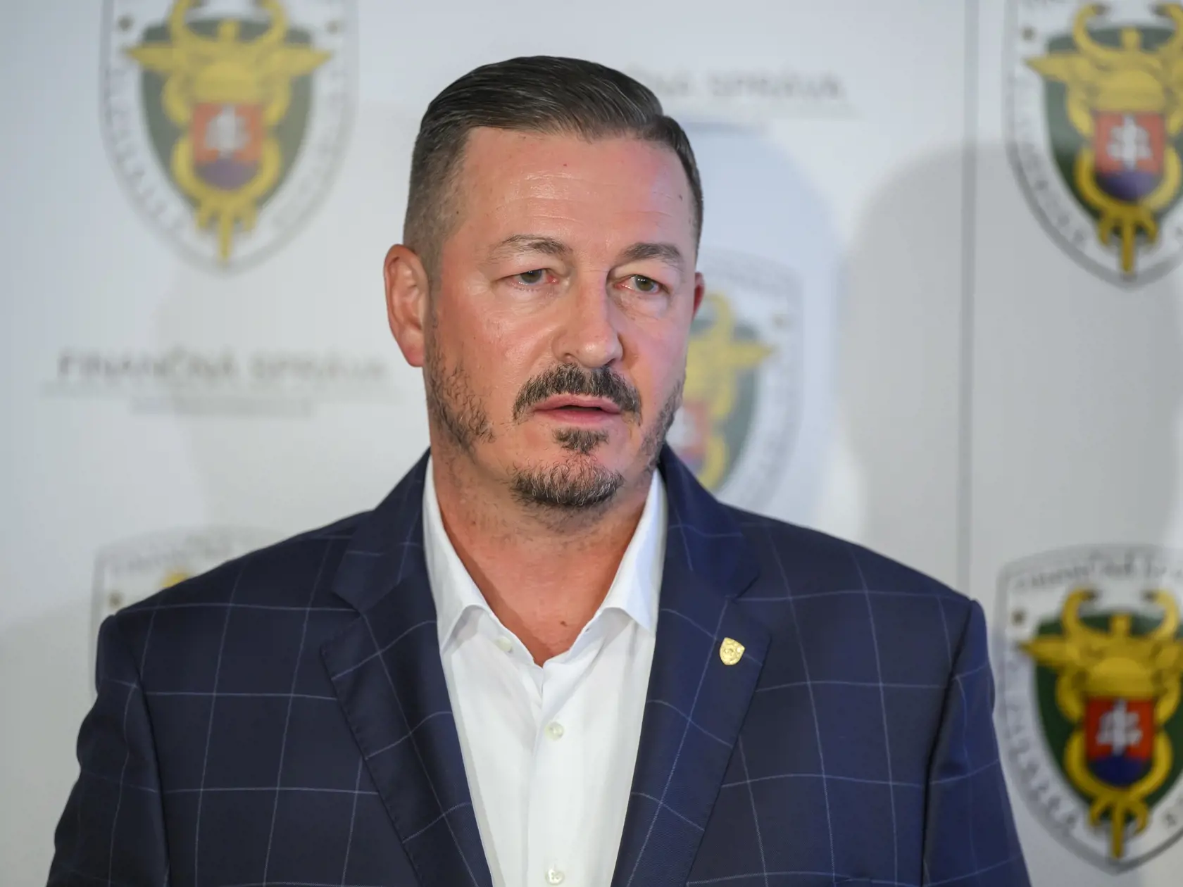 Na snímke prezident finančnej správy Jozef Kiss počas tlačovej konferencie k efektívnejšiemu výberu daní – pomoc pri konsolidácii v Bratislave 24. júna 2024. FOTO TASR - Jaroslav Novák