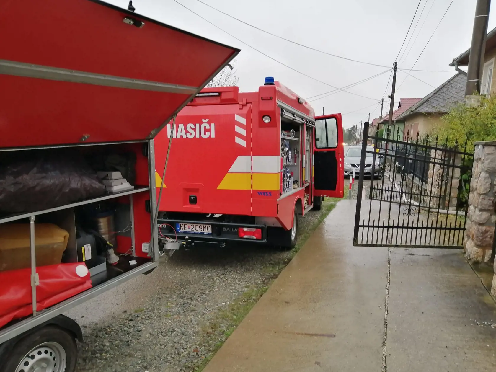 Kritická situácia v obci Paňovce