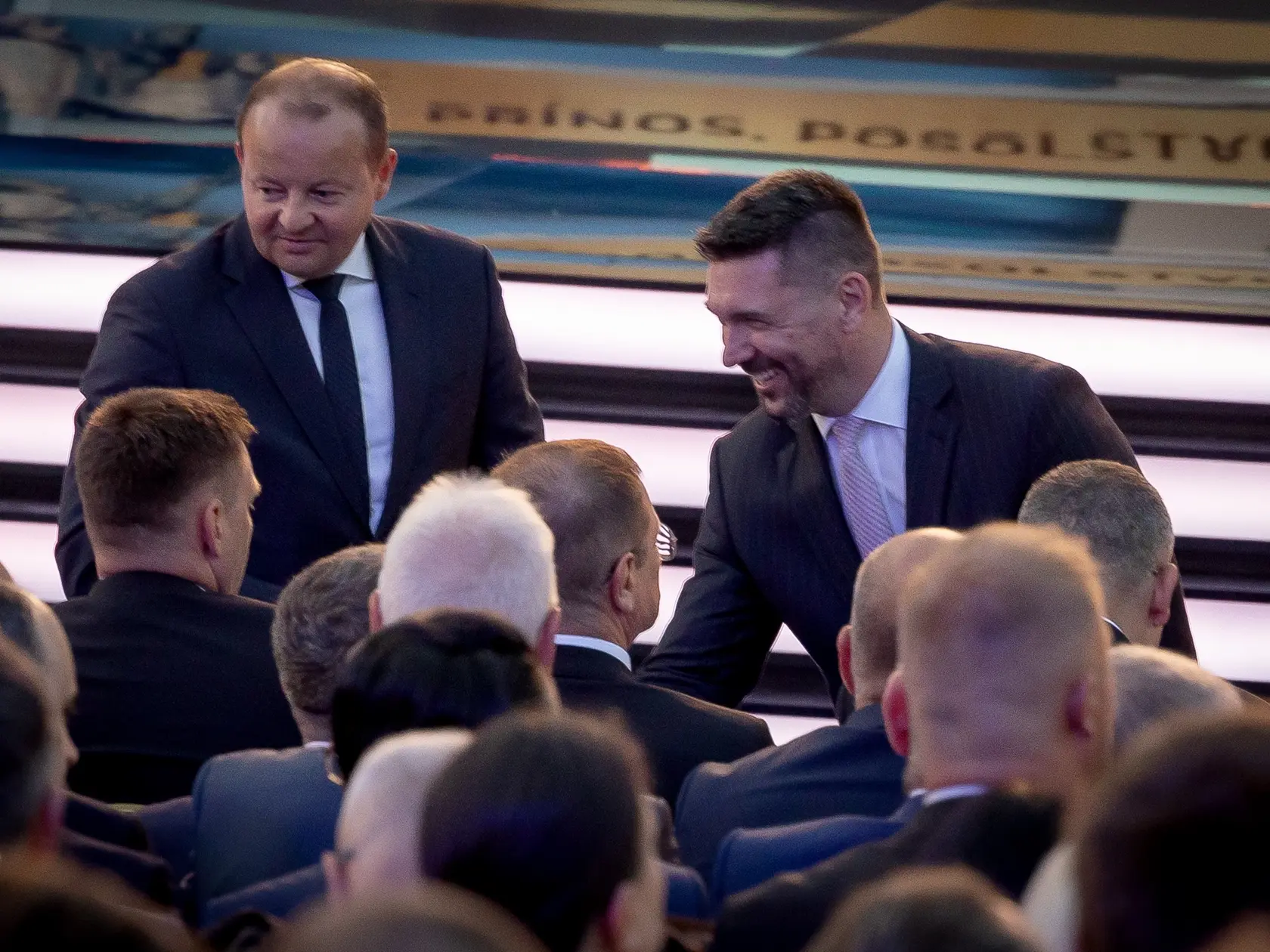 Na sviatok svätého Cyrila a Metoda sa na hrade Devín v Bratislave konali tradičné cyrilo-metodské oslavy. Pre návštevníkov bol počas celého dňa pripravený kultúrno-spoločenský program a viacero atrakcií. Večerný program bol vyhradený pre predstaviteľov štátu a pozvaných hostí. Na snímke je Richard Takáč.
