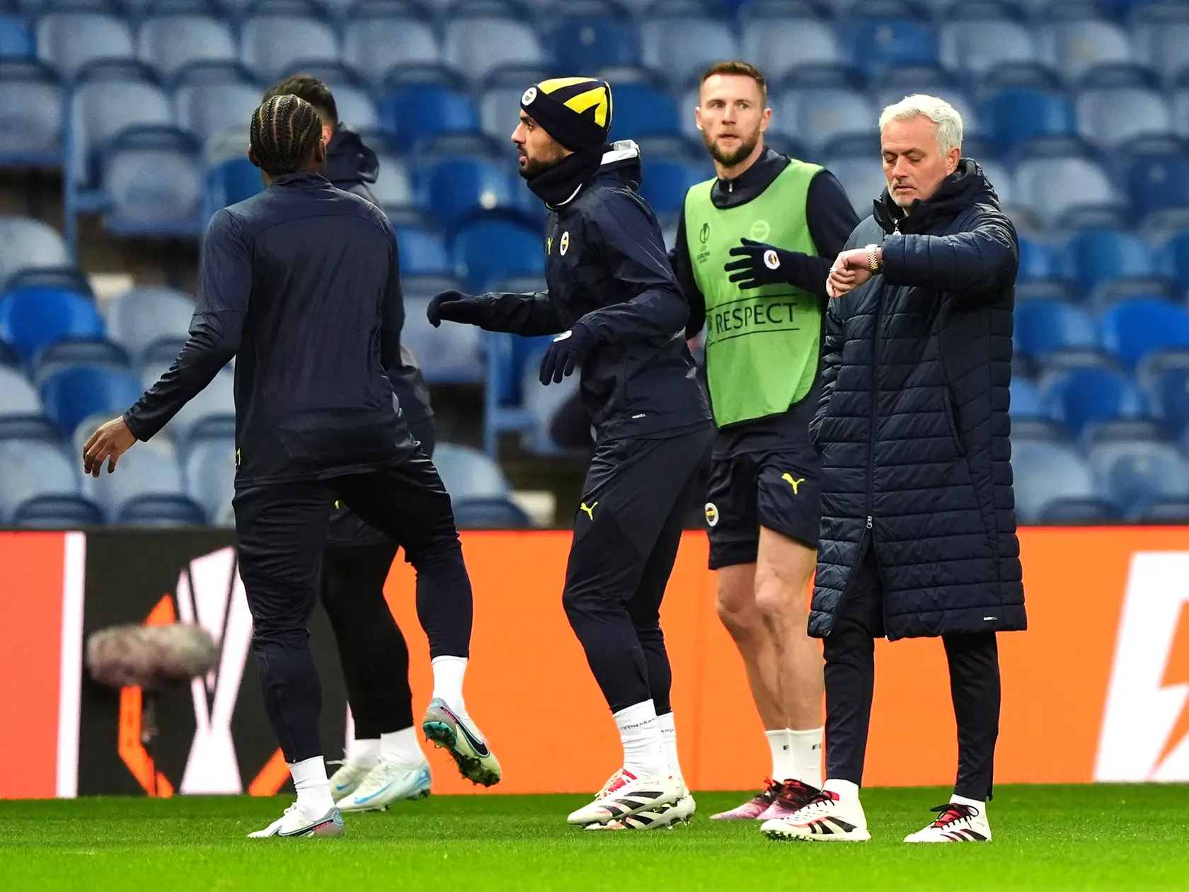 Milan Škriniar a José Mourinho