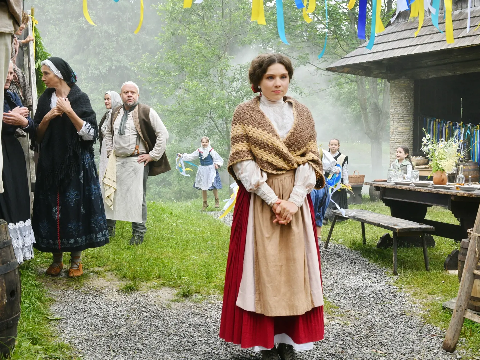Lesana Krausková ako Kaťa v rozprávke Tri zlaté toliare.
