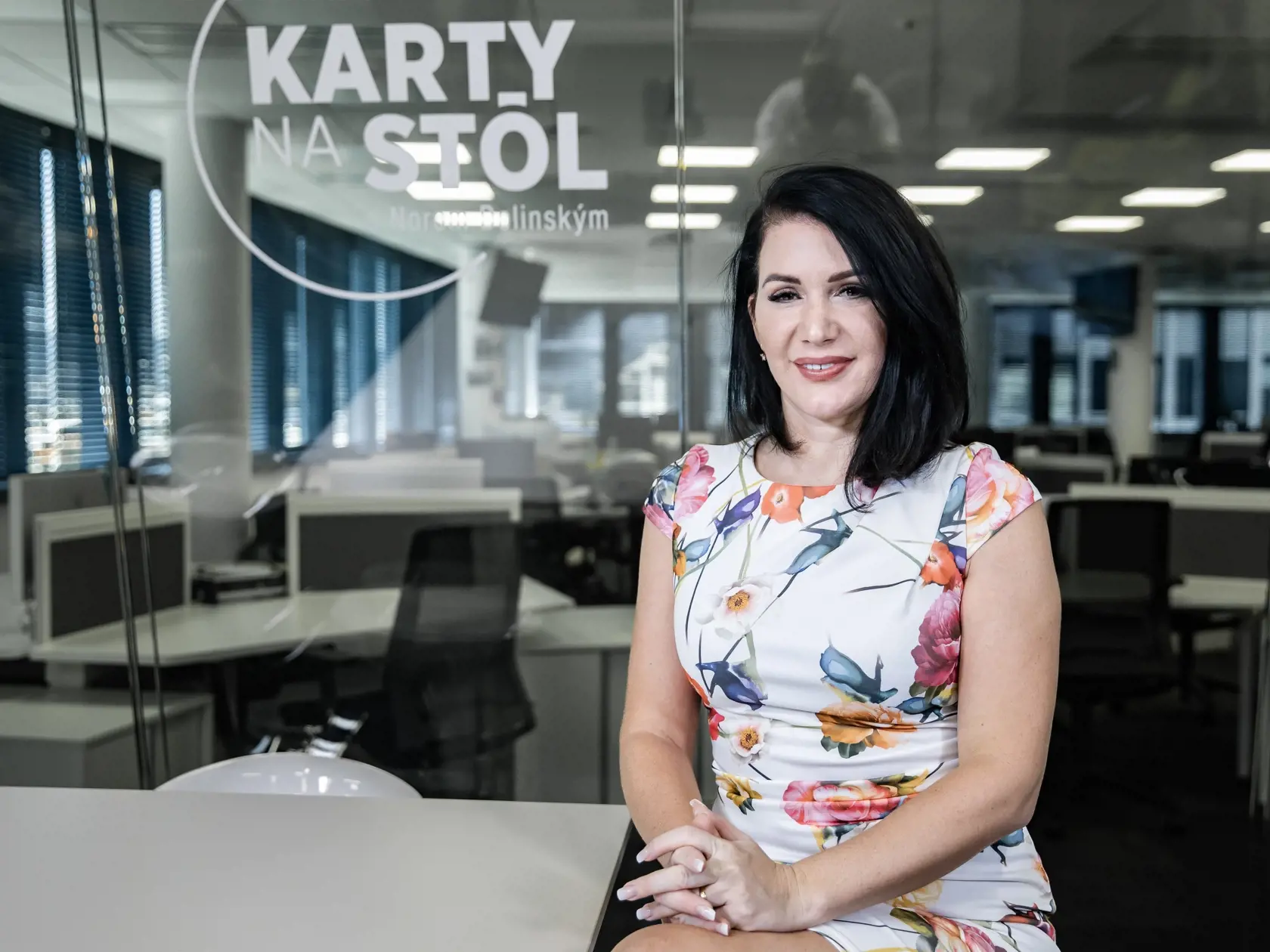 Diskusná relácia "Karty na stôl", ktorej hosťom bola Janka Bittó Cigániková (SASKA).