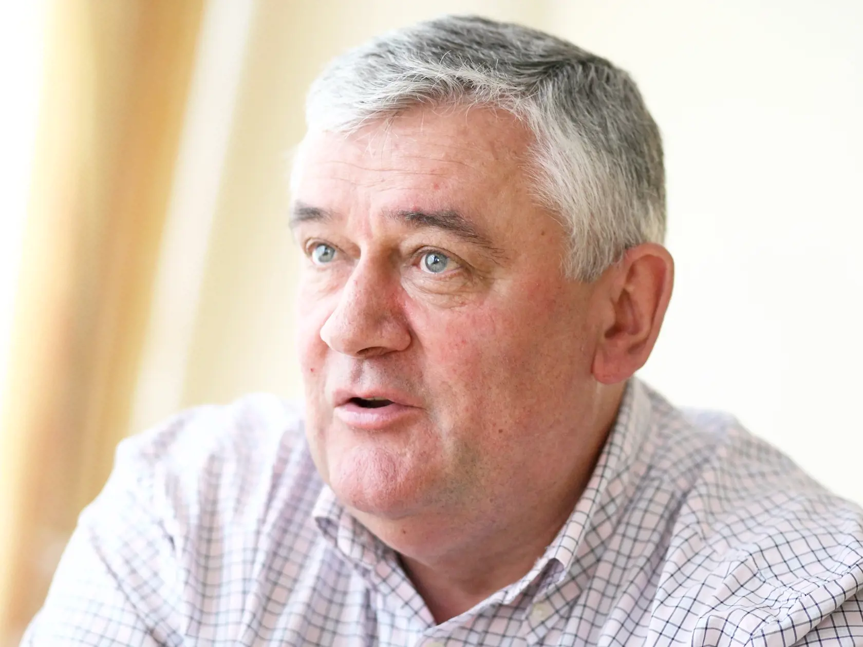 Z archívu: Ján Slota počas rozhovoru v roku 2013.