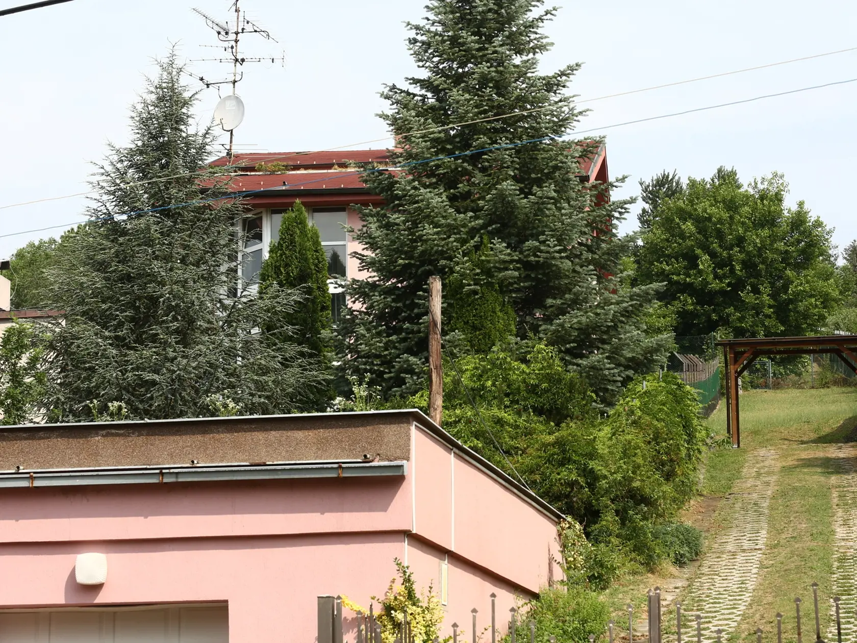 Mečiarova vila Elektra v Trenčianskych Tepliciach.