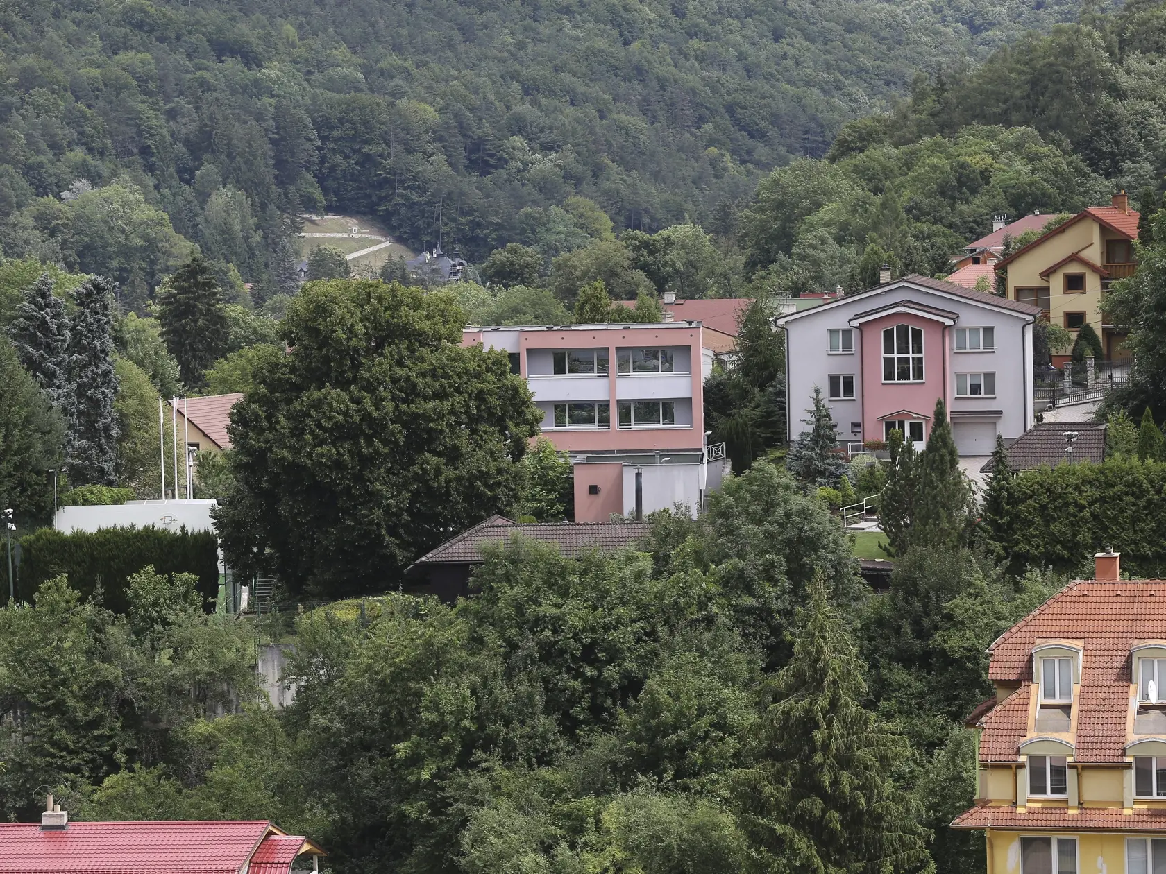 Trencianske Teplice, kde sa vypína Elektra Vladimíra Mečiara.