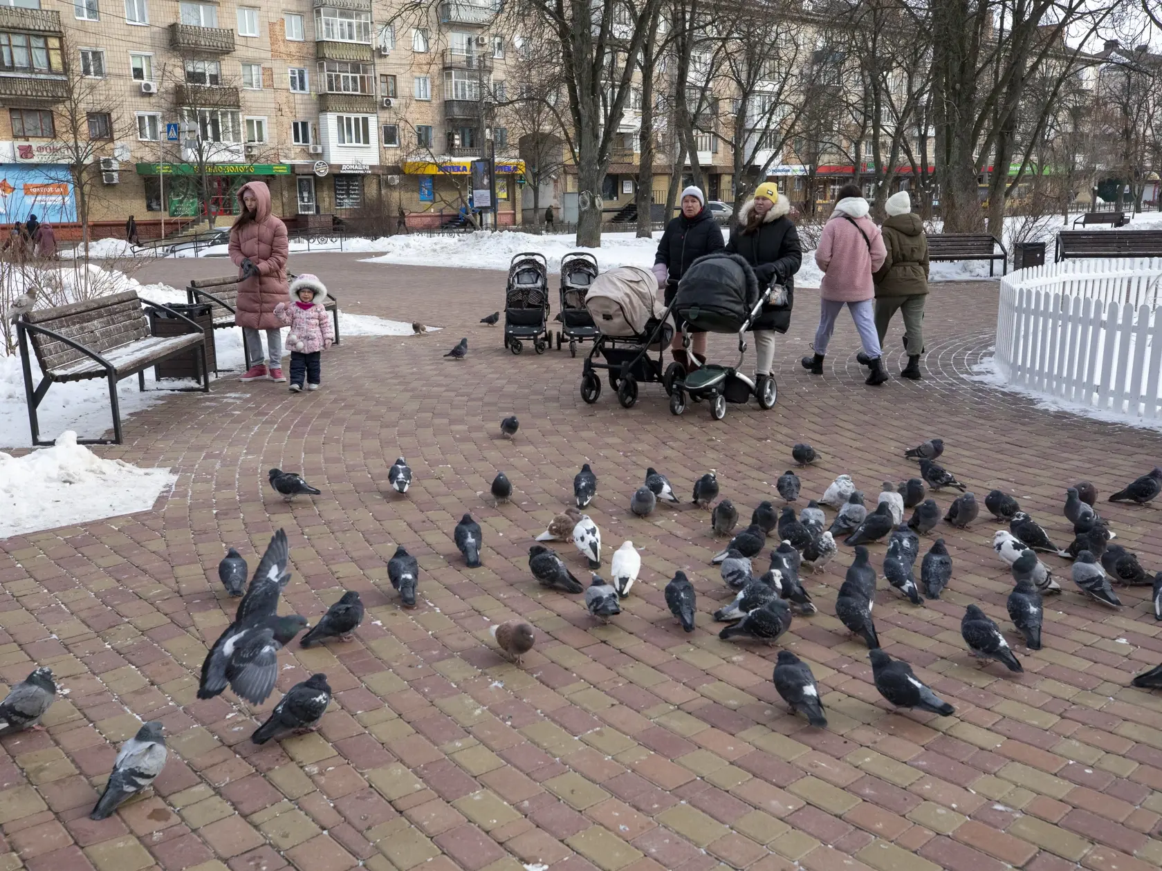  Ukrajina v napätej situaácií v konflikte s Ruskom.
Na snímke mesto Černigov blízko hraníc s Bieloruskom.