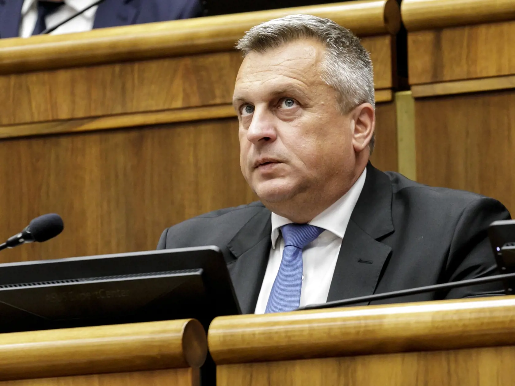 Na snímke podpredseda NRSR Andrej Danko (SNS) počas 19. schôdze NRSR v Bratislave 10. septembra 2024.