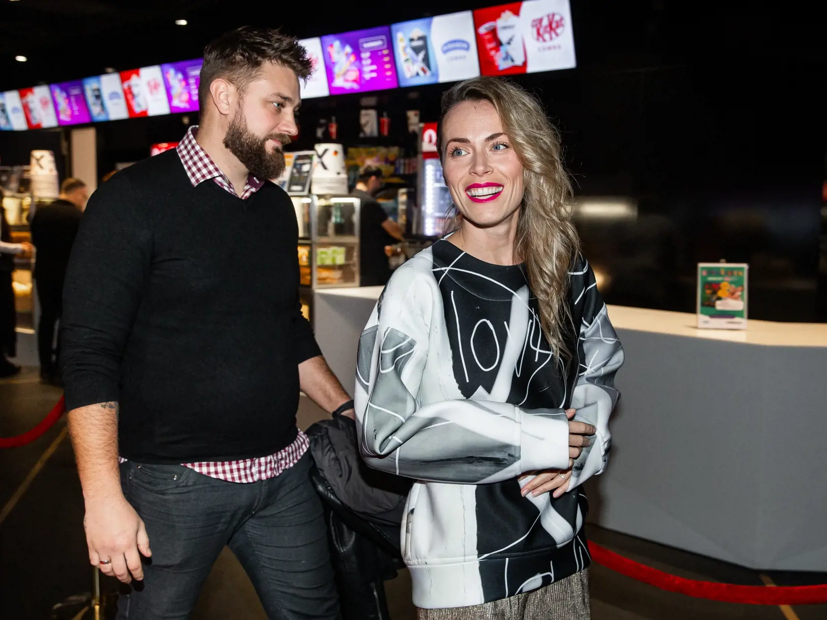 Premiéra filmu  Superžena v Bratislave.  Miroslava Gális Partlová (37) prišla s manželom a vyzerala fantasticky a trendy.