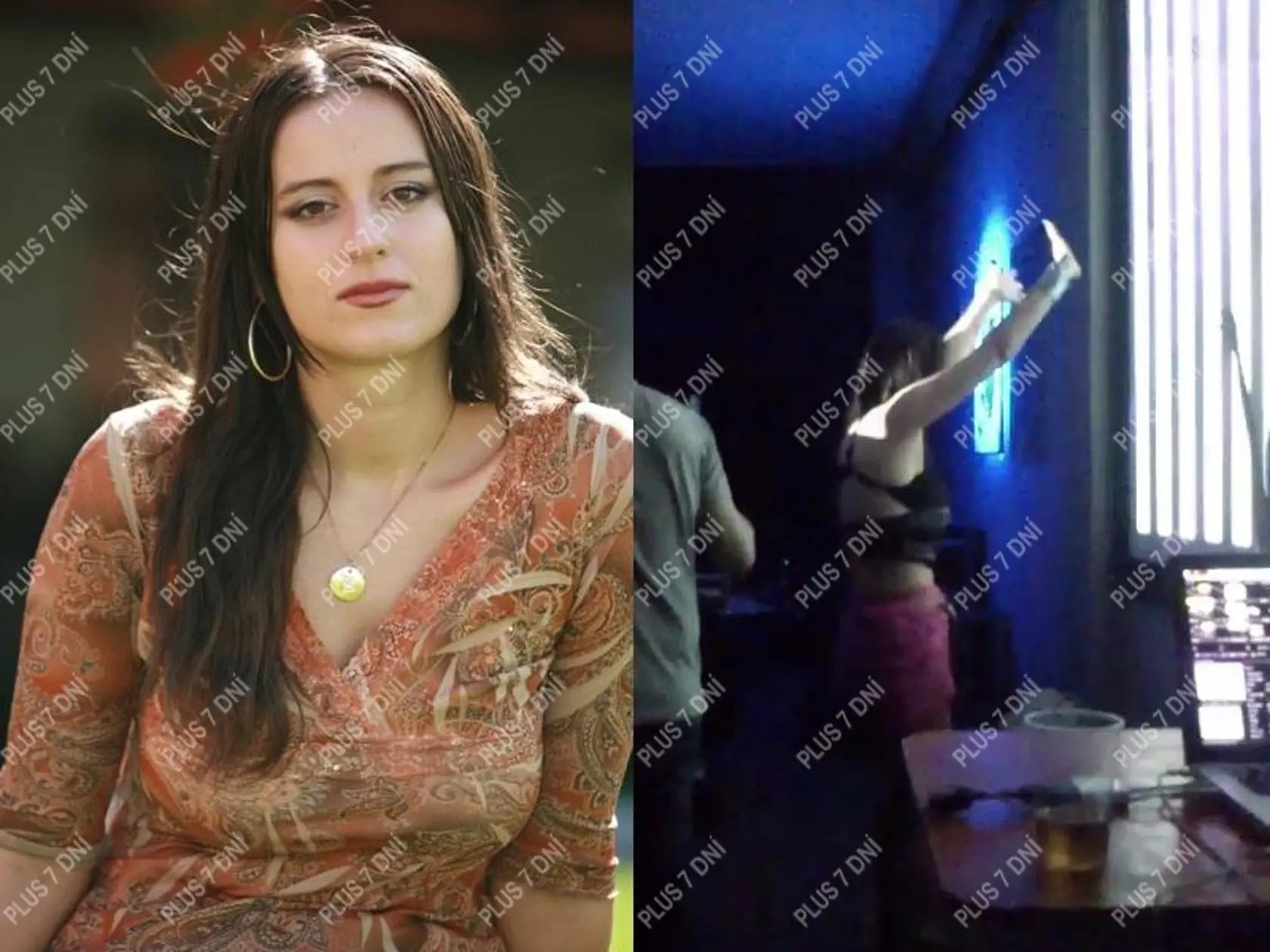 Barbara Haščáková a na fotografii vpravo nápadne podobná tmavovláska, ktorá si neustriehla garderóbu.