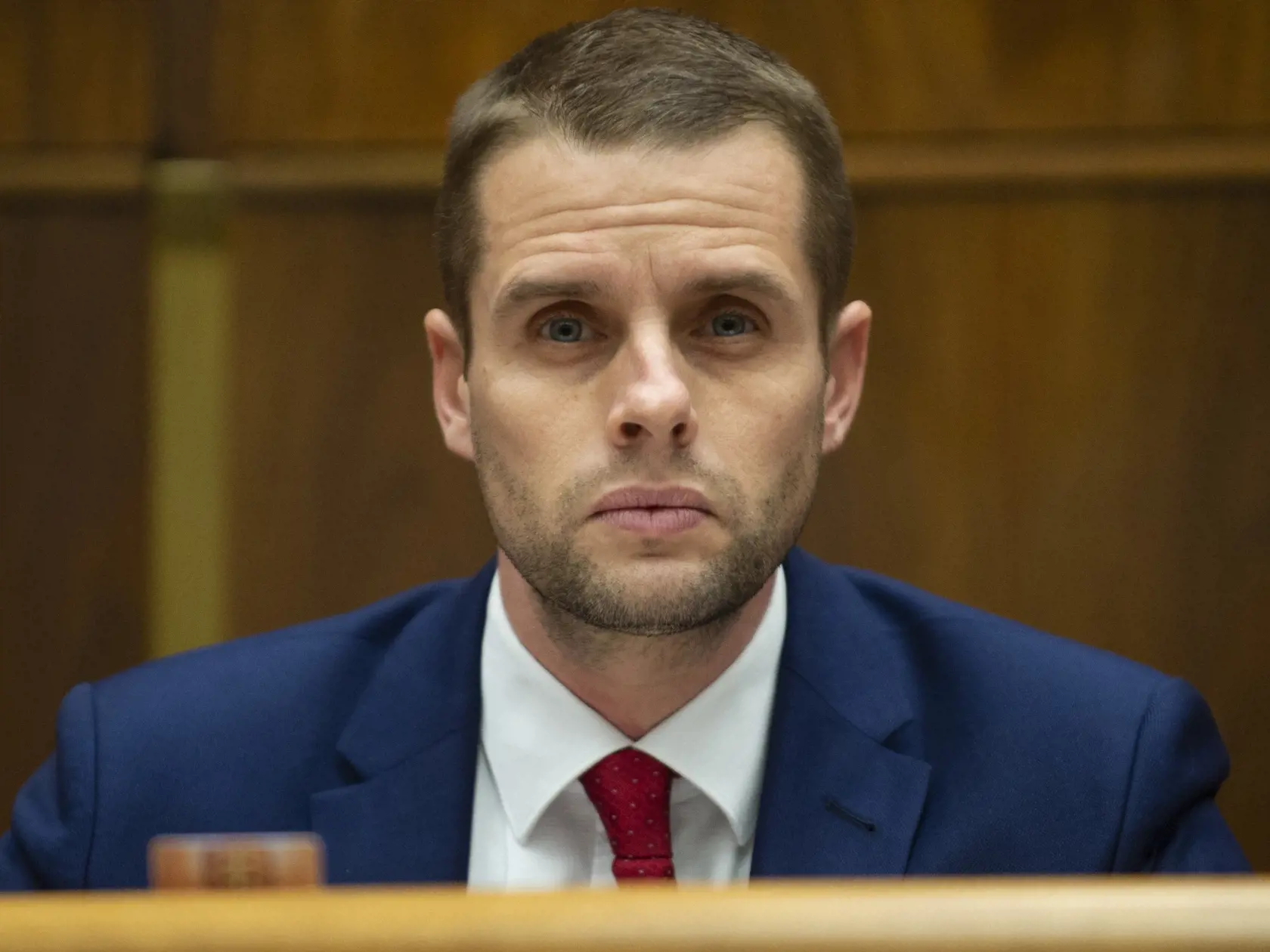 Na snímke je štátny tajomník ministerstva zahraničných vecí a európskych záležitostí (MZVEZ) SR Martin Klus (SaS).