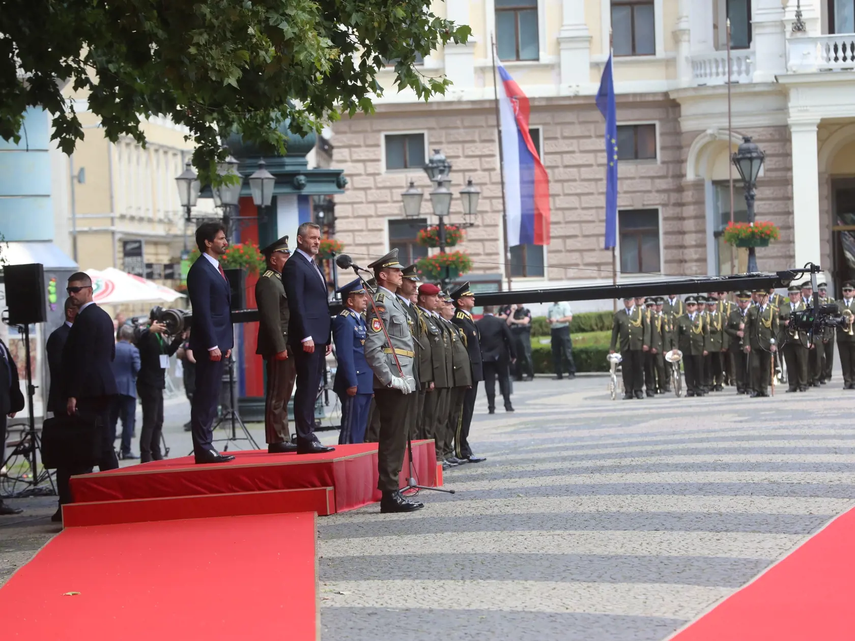 Inaugurácia Petra Pellegriniho za prezidenta Slovenskej republiky.