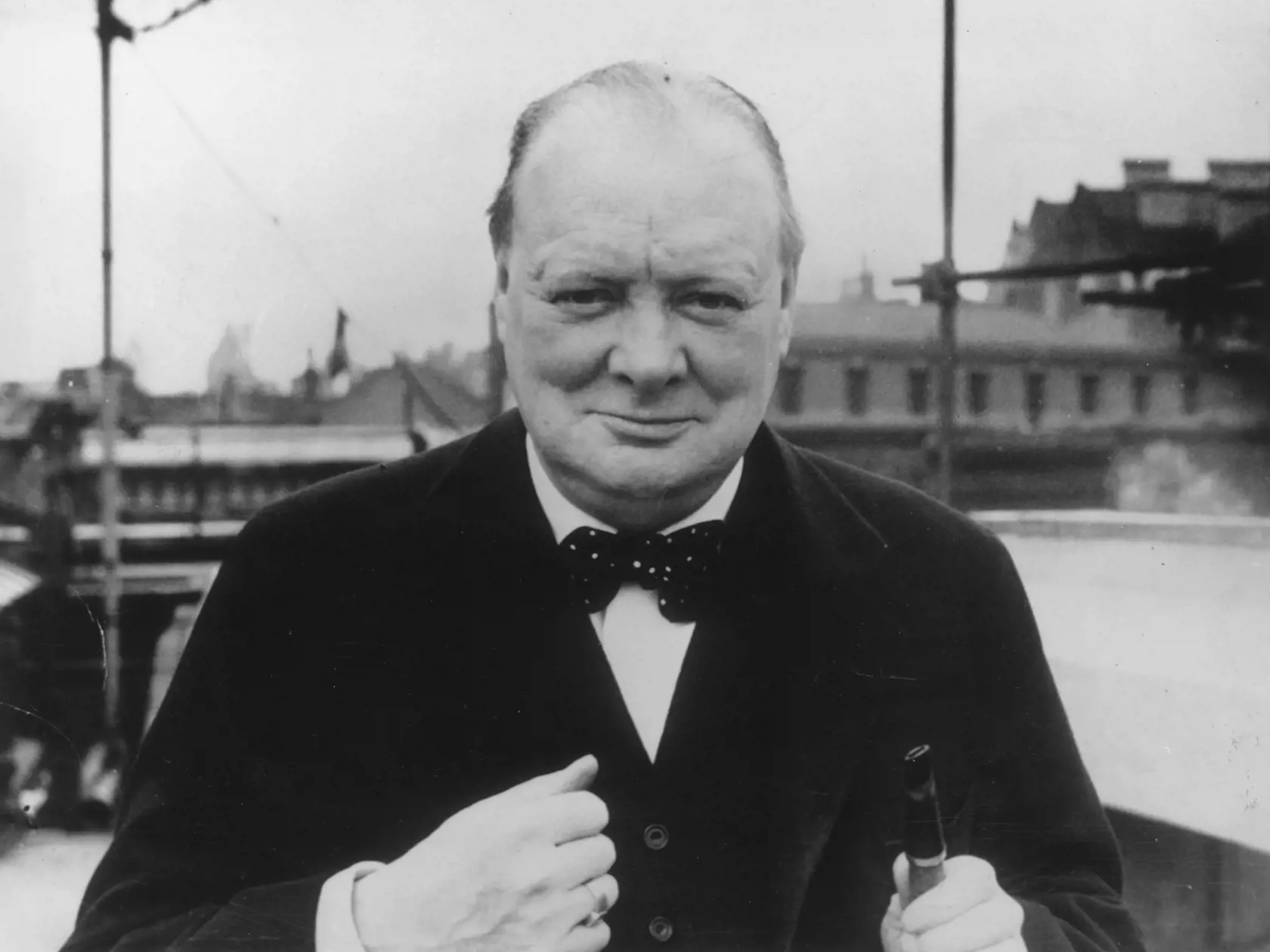 Apríl 1939: Britský konzervatívny politik Winston Churchill