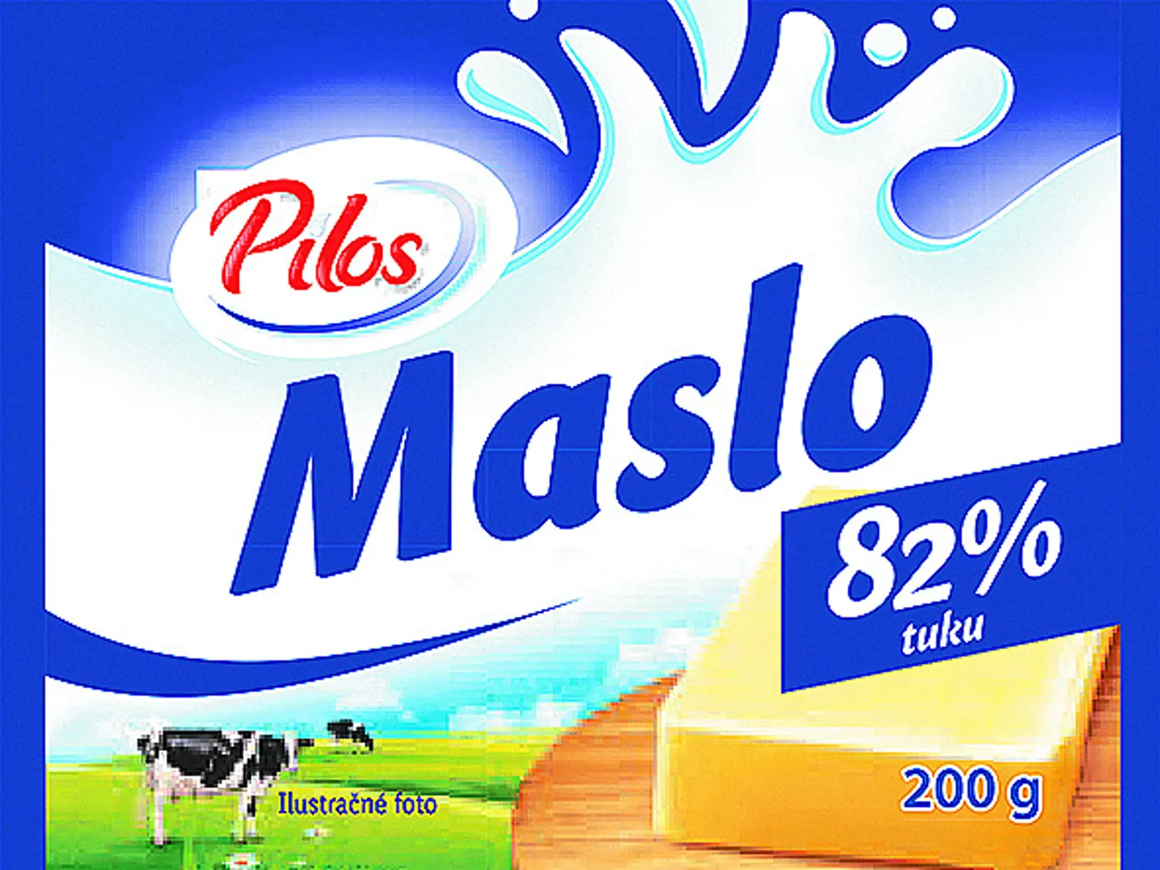 Maslo, 82 %, 200 g, zľava 31 %, cena po zľave 1,89 eura.