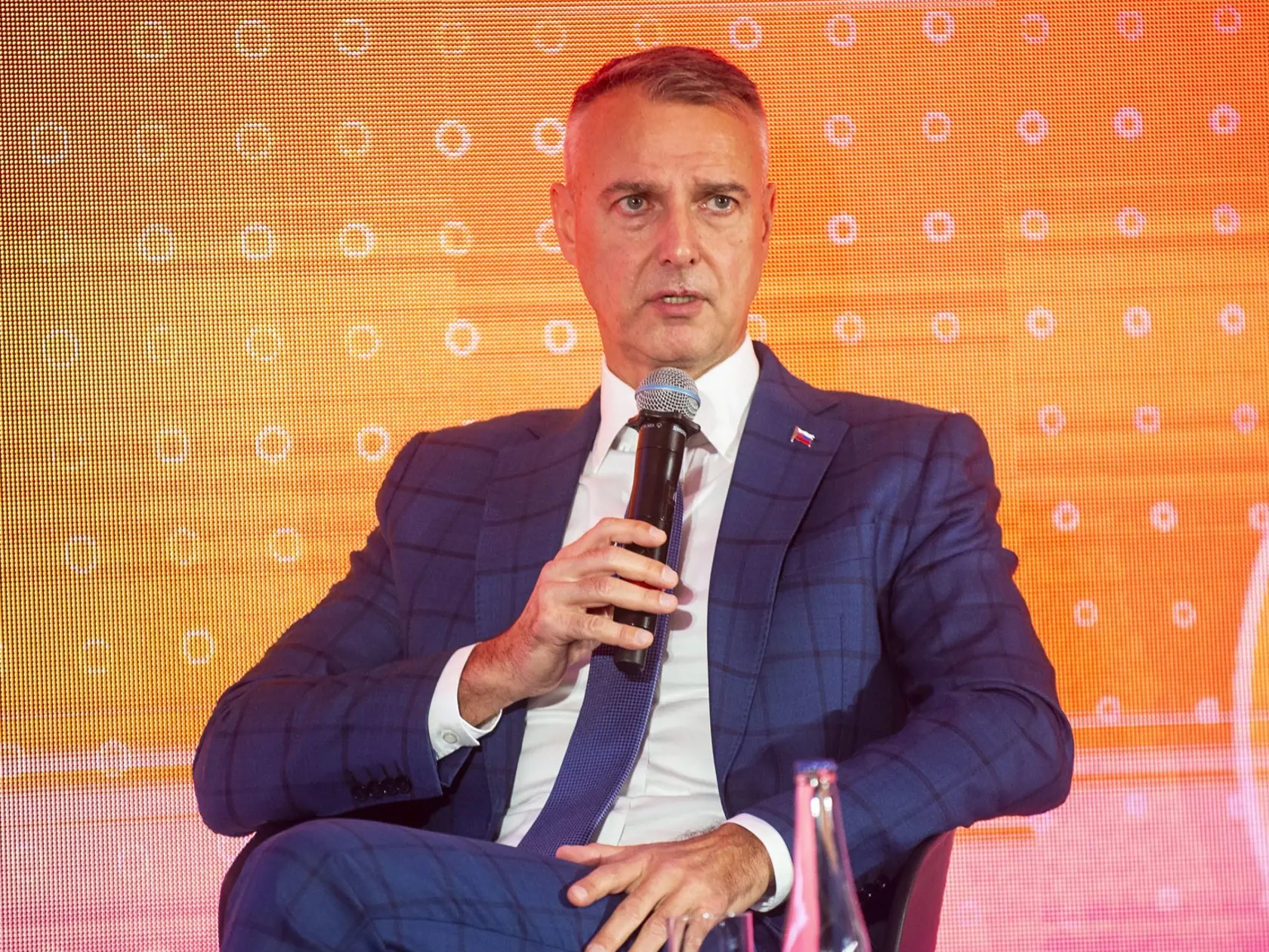 Na snímke minister investícií, regionálneho rozvoja a informatizácie (MIRRI) SR Richard Raši počas podujatia Jesenná ITAPA 20. novembra 2023 v Bratislave. FOTO TASR - Jakub Kotian