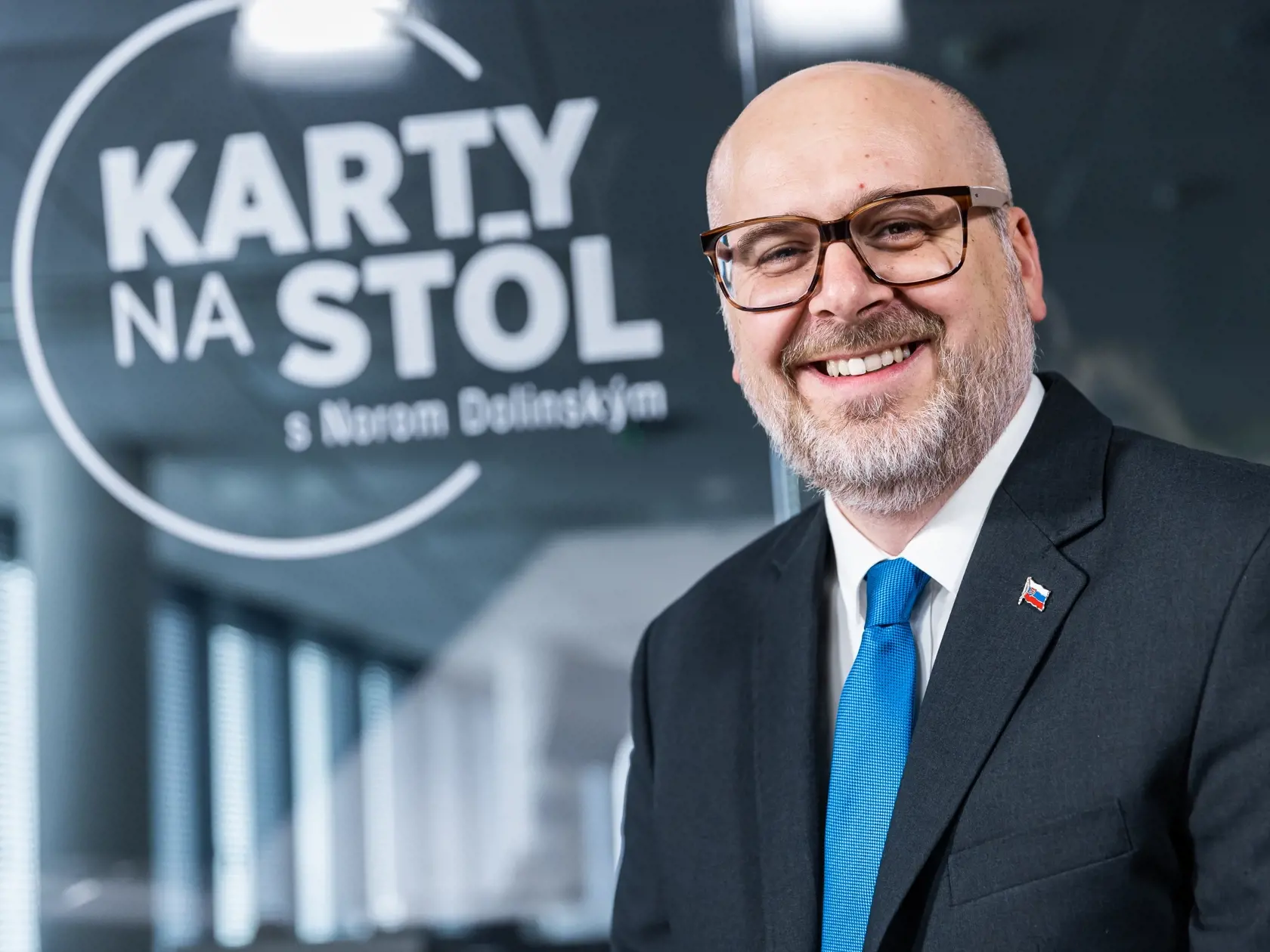 Diskusná relácia "Karty na stôl", ktorej hosťom bol Michal Kaliňák.