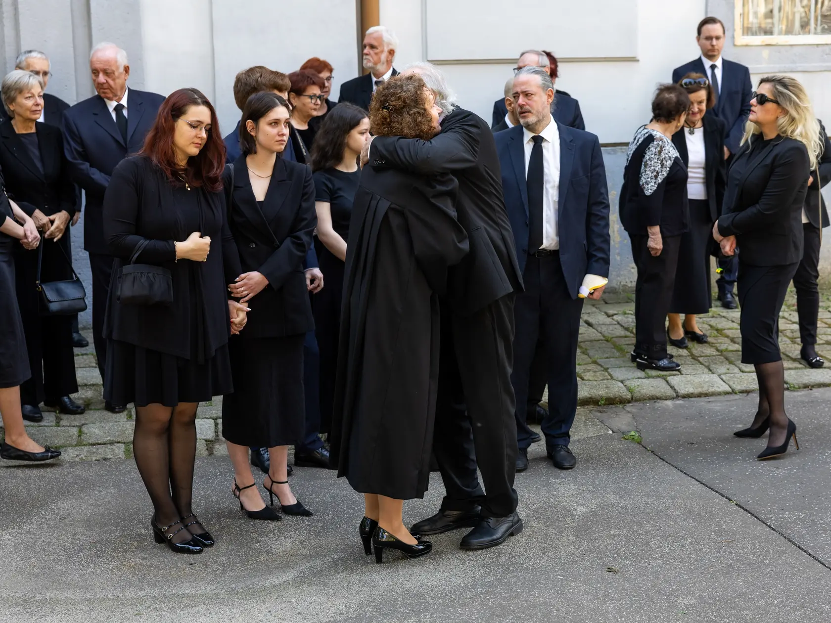 Rozlúčka s Danielou Kovárovou, manželkou herca Františka Kovára.