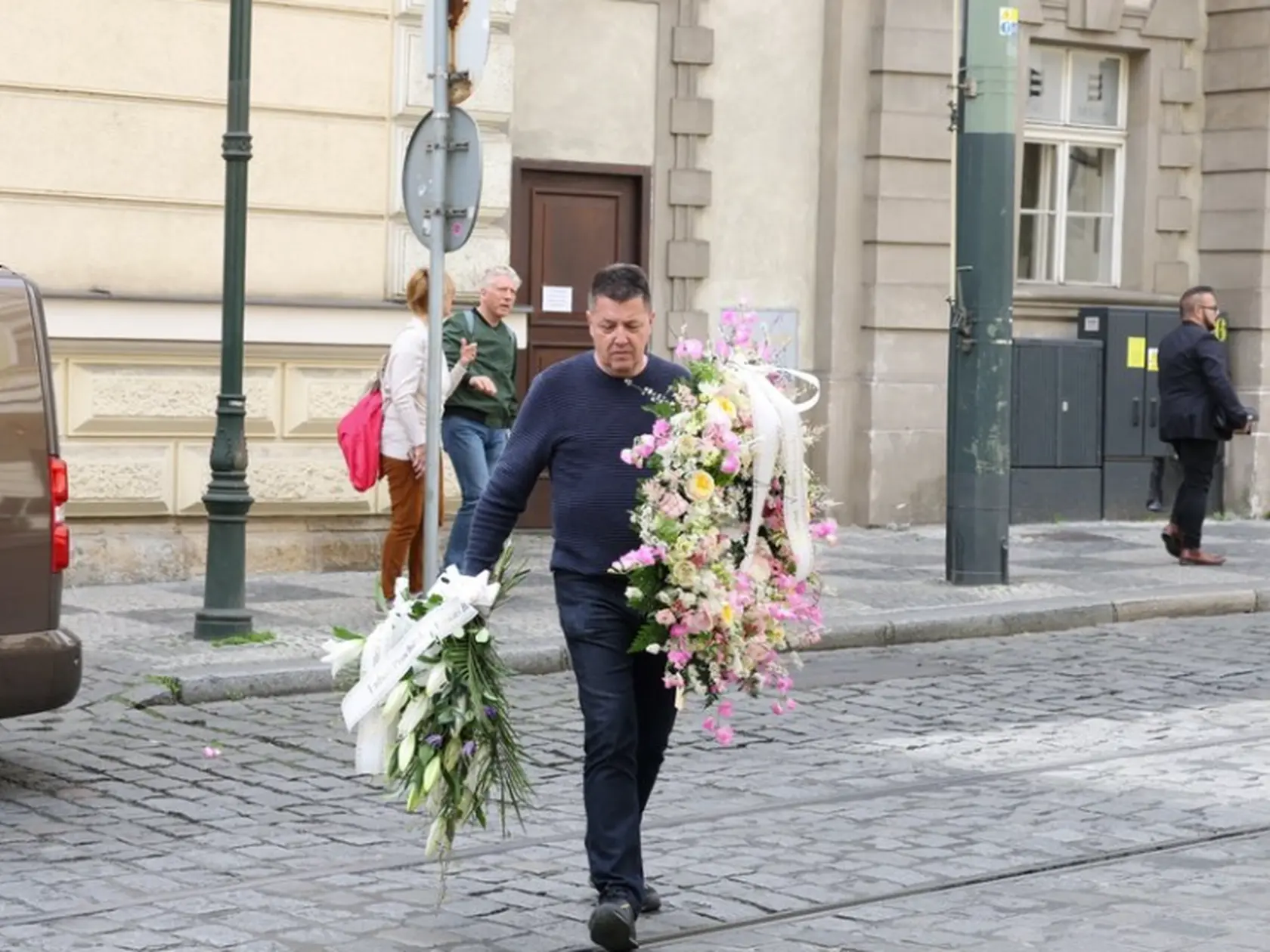 15. apríl 2025, Praha: Posledná rozlúčka s Aničkou Slováčkovou (†29).