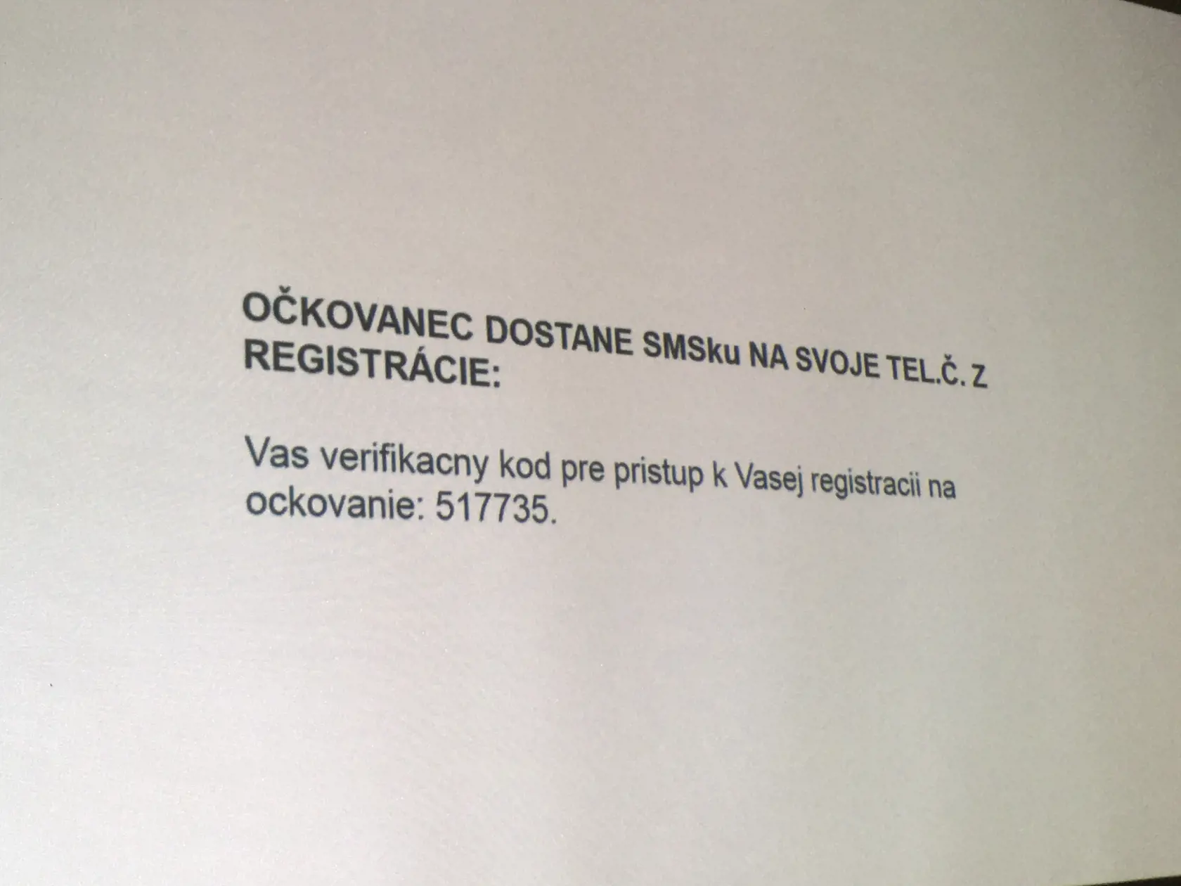 Žiadosť treba overiť dvakrát, kódom z SMS a kódom z emailu.
