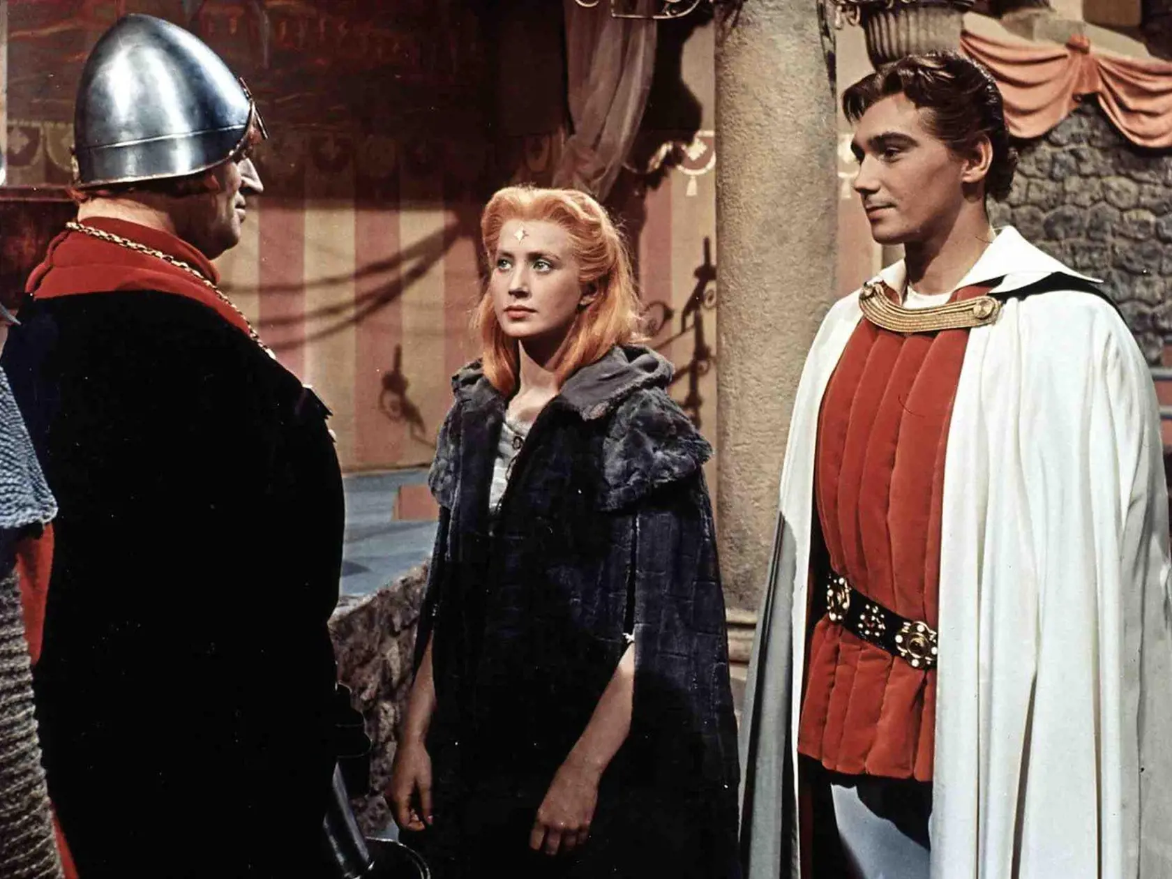 Koenig Kazisvet (Martin Ruzek), Prinzessin Lada (Marie Kryselkova) und Prinz Radovan (Josef Zima) *** Local Caption *** 1959, Image: 145107810, License: Rights-managed, Restrictions: , Model Release: no, Credit line: Profimedia, United Archives