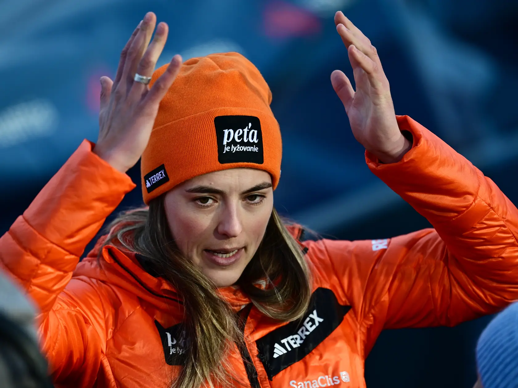 Petra Vlhová na MS v Saalbachu.